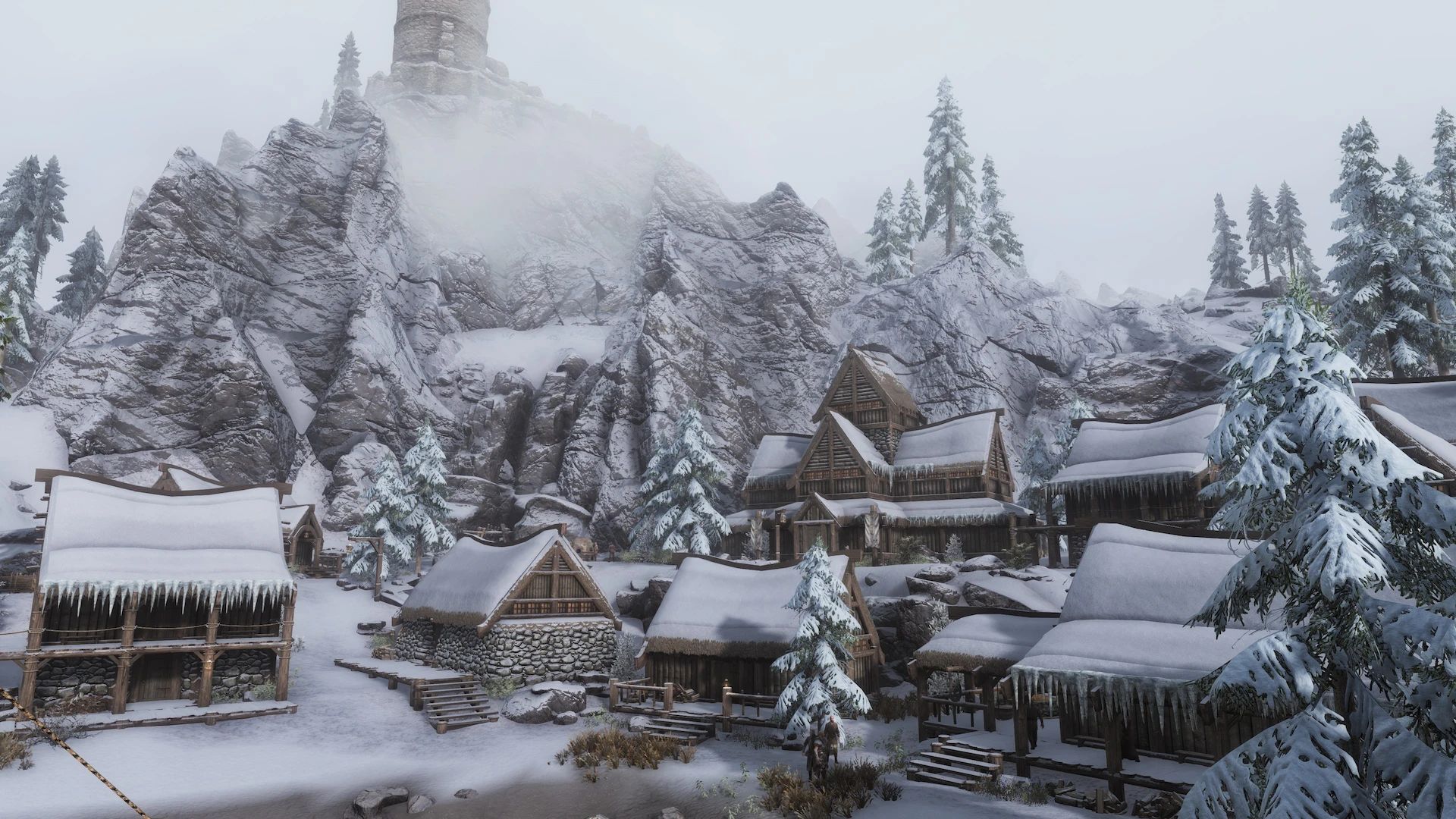 Edmond's Snowy Improvments for Rudys HQ Nordic Ruin Retexture mod for The Elder Scrolls V: Skyrim Special Edition