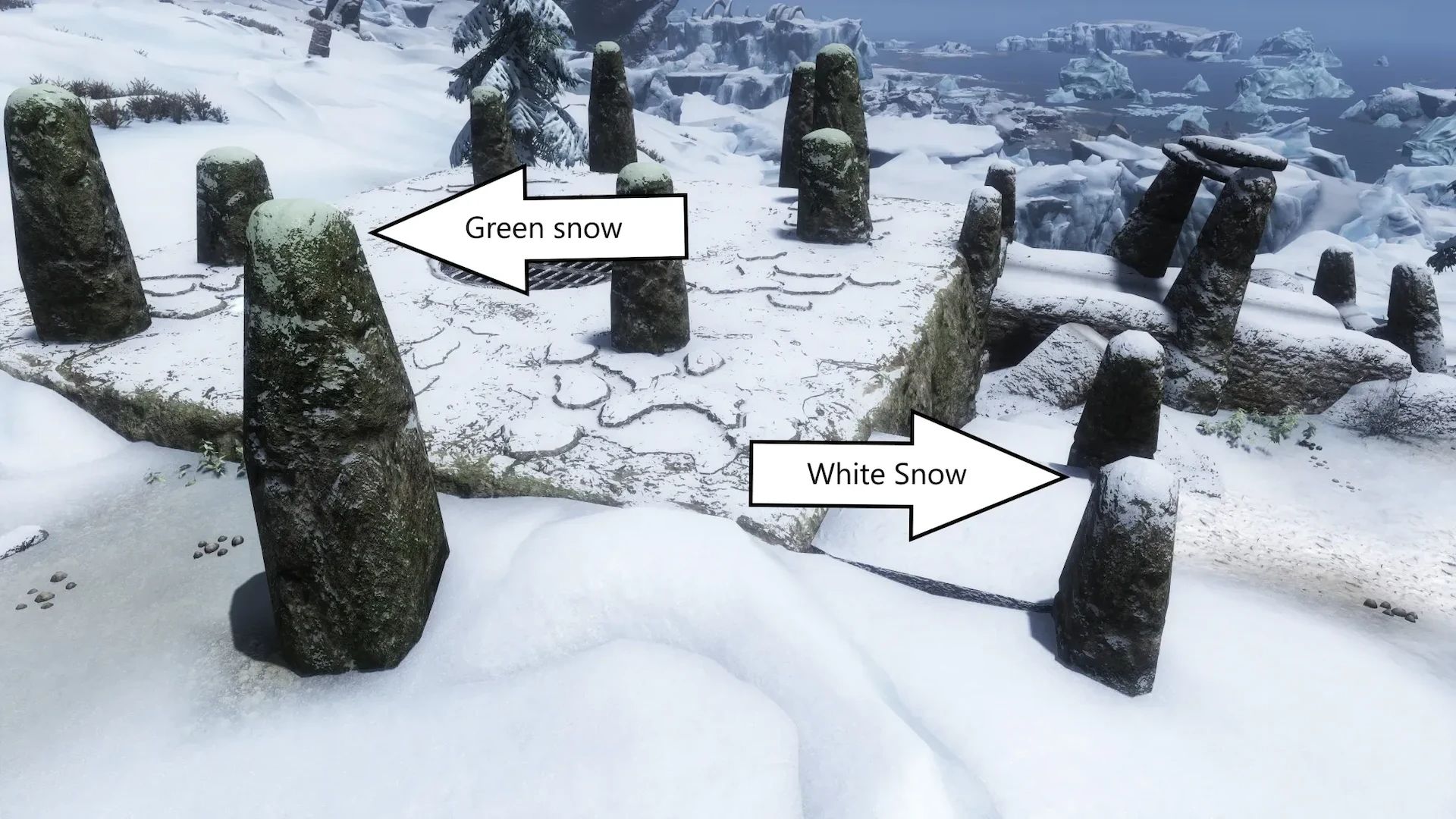 Edmond's Snowy Improvments for Rudys HQ Nordic Ruin Retexture mod for The Elder Scrolls V: Skyrim Special Edition