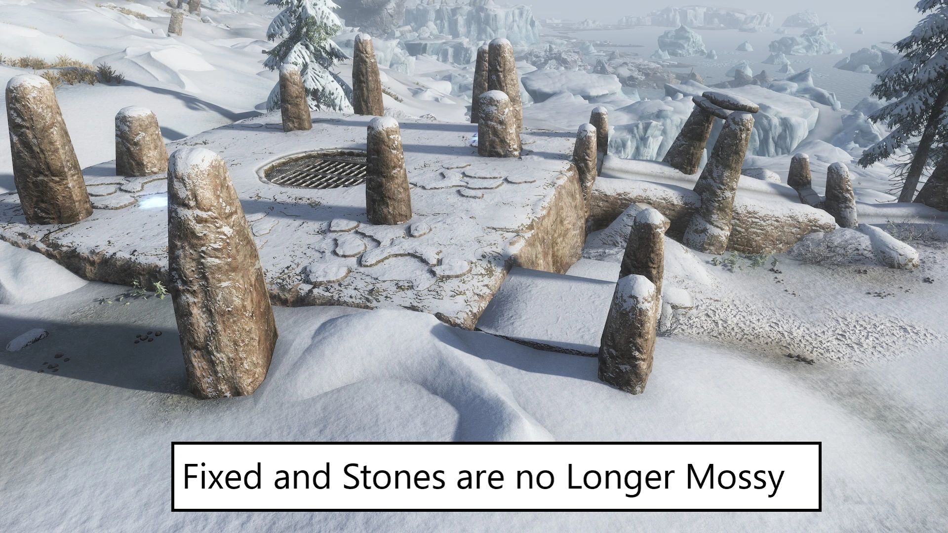 Edmond's Snowy Improvments for Rudys HQ Nordic Ruin Retexture mod for The Elder Scrolls V: Skyrim Special Edition