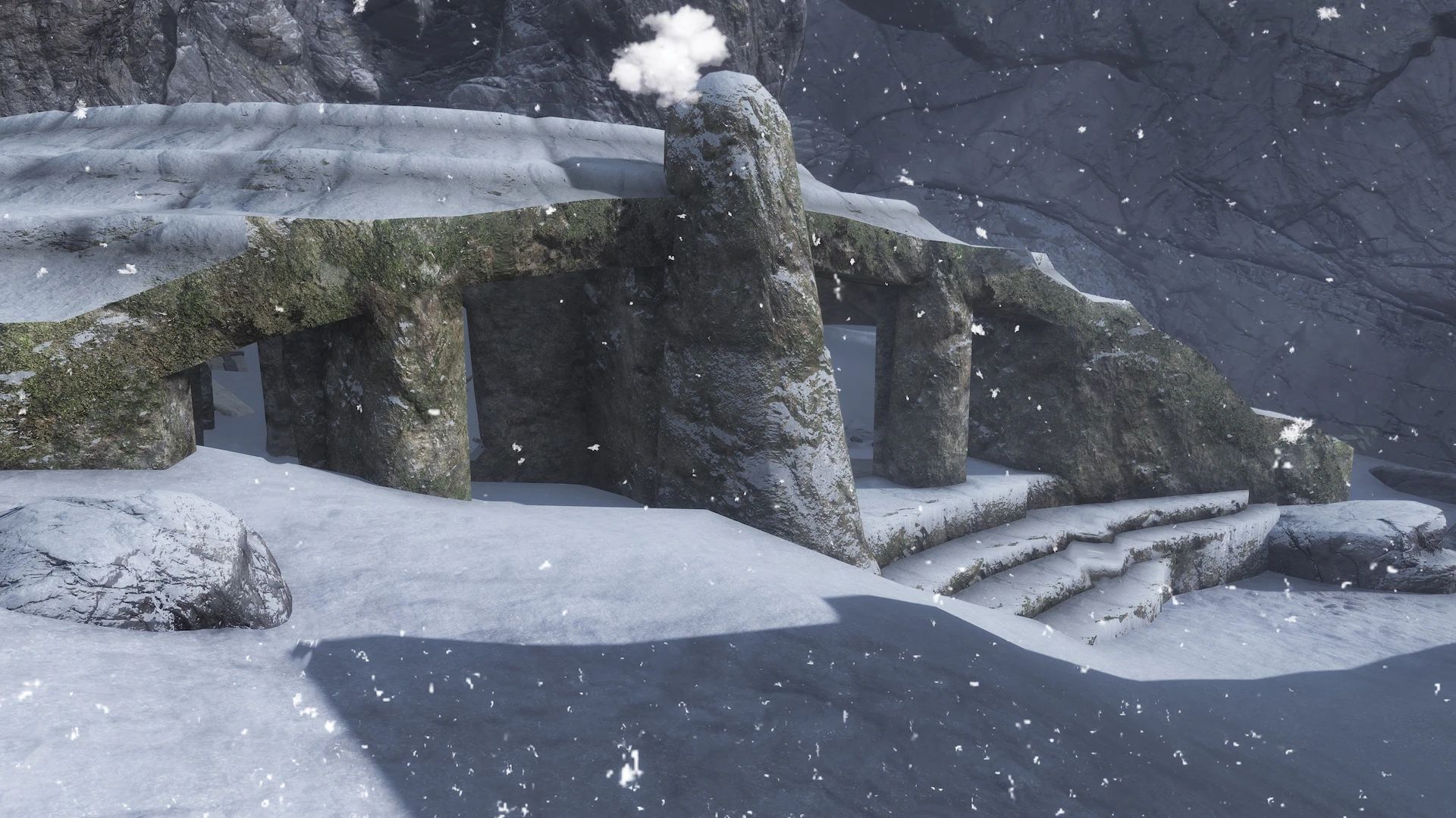 Edmond's Snowy Improvments for Rudys HQ Nordic Ruin Retexture mod for The Elder Scrolls V: Skyrim Special Edition