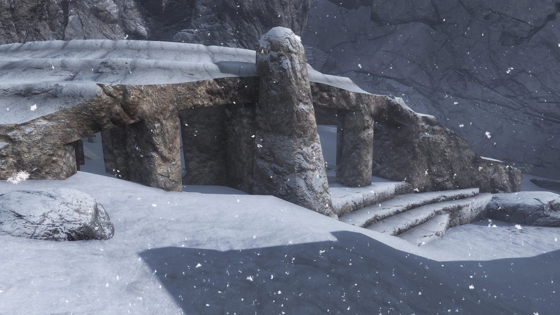 Edmond's Snowy Improvments for Rudys HQ Nordic Ruin Retexture mod for The Elder Scrolls V: Skyrim Special Edition