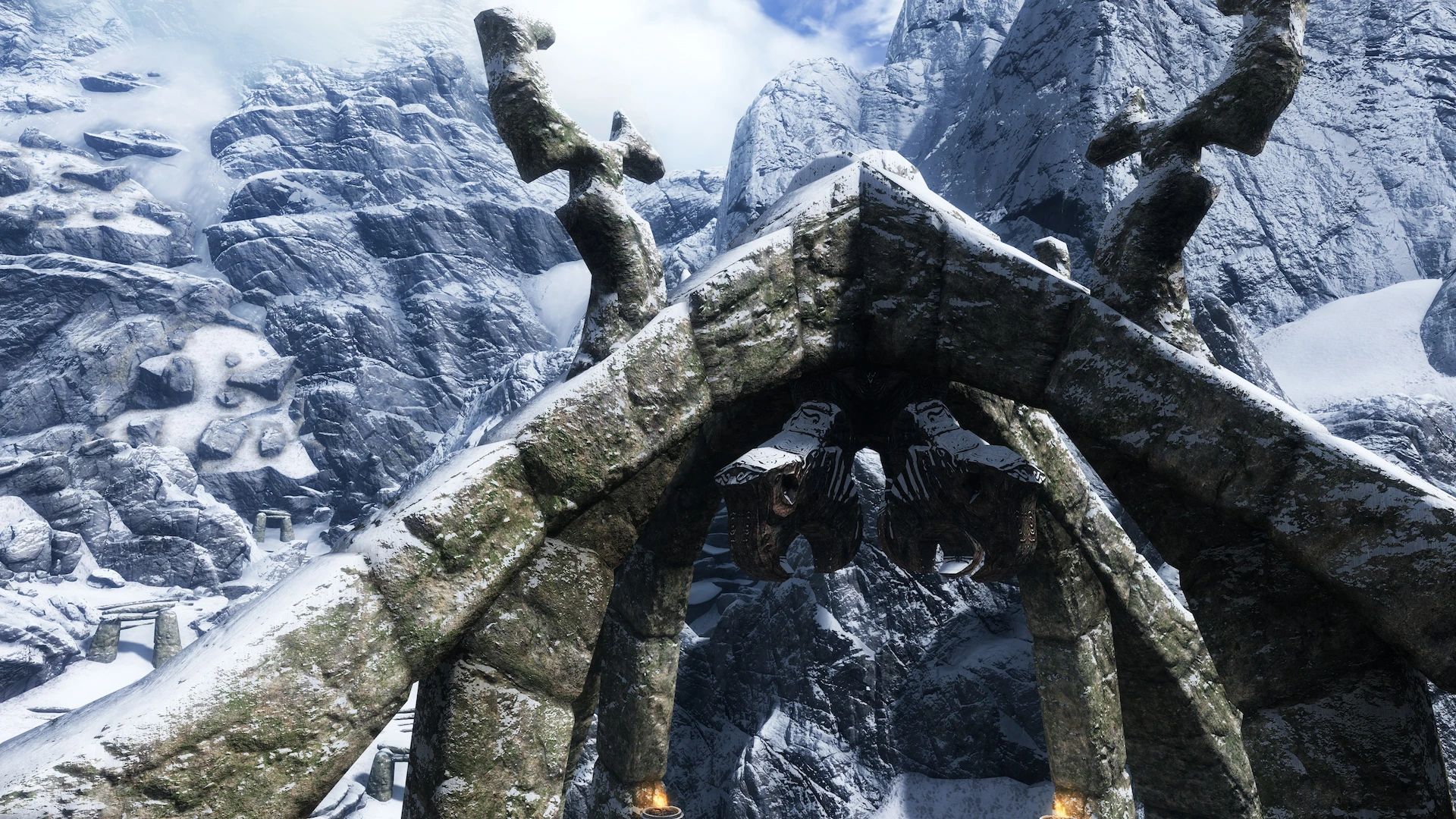 Edmond's Snowy Improvments for Rudys HQ Nordic Ruin Retexture mod for The Elder Scrolls V: Skyrim Special Edition