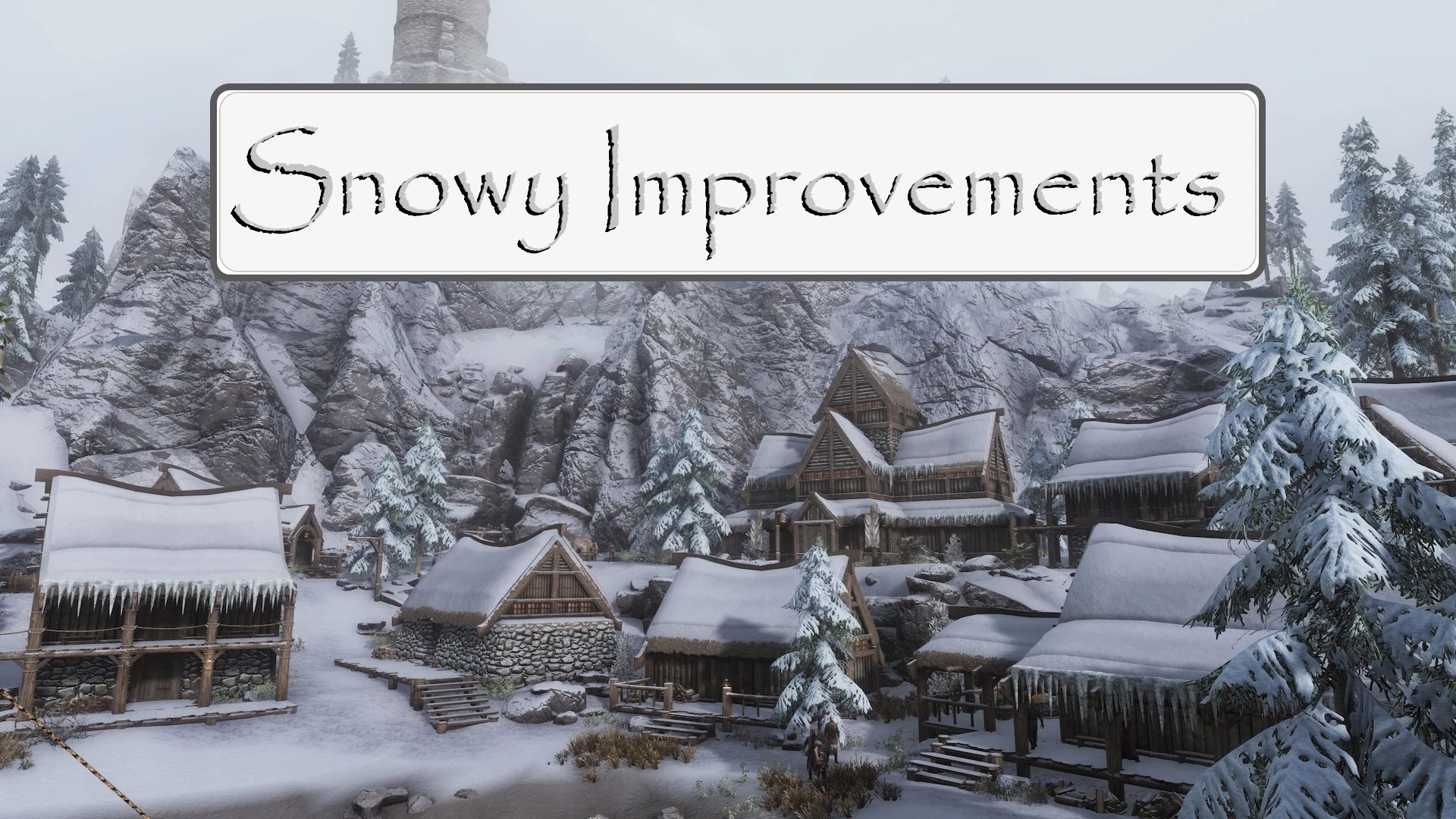 Edmond's Snowy Improvments for Rudys HQ Nordic Ruin Retexture mod for The Elder Scrolls V: Skyrim Special Edition