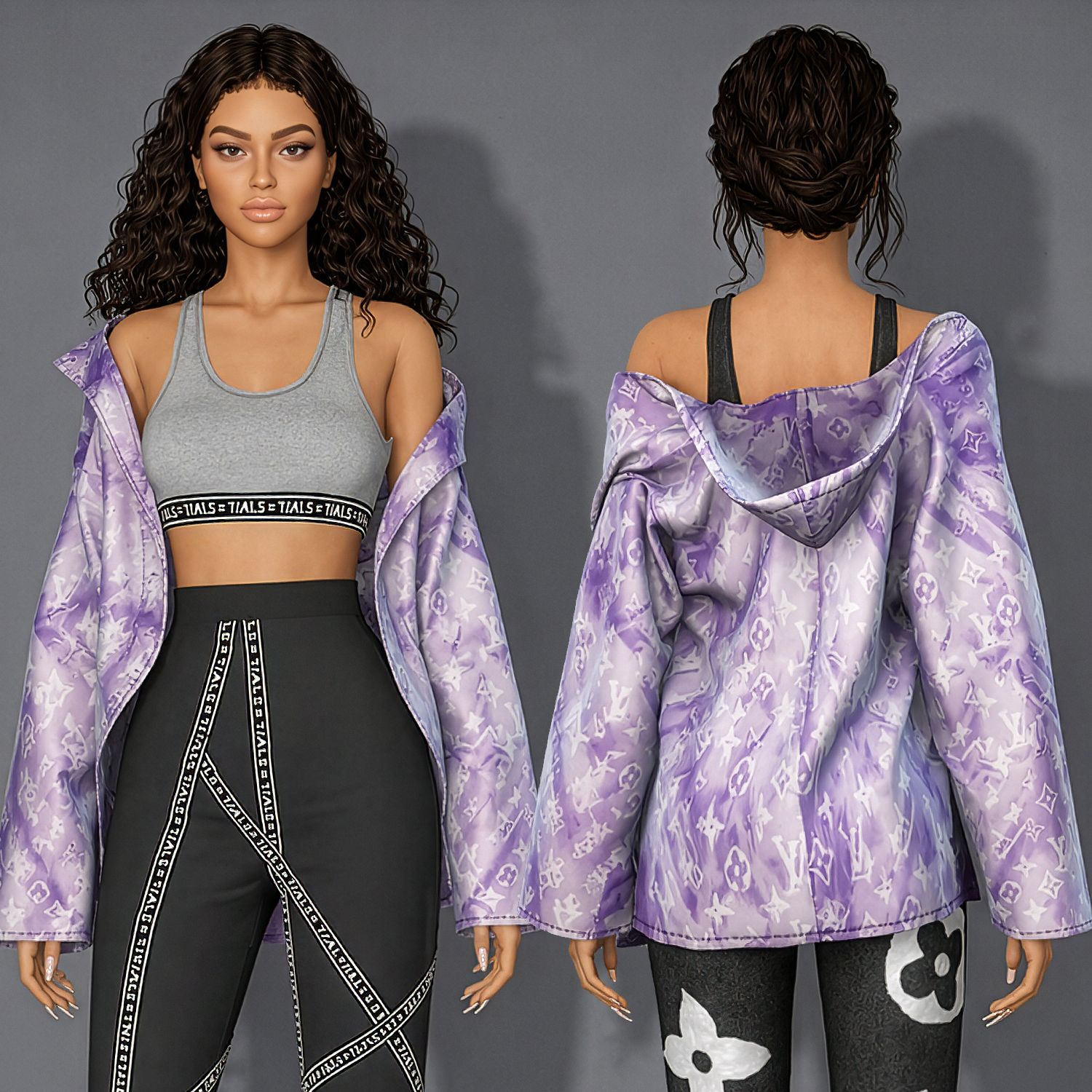 Tank Top With Jacket mod for The Sims 4 
