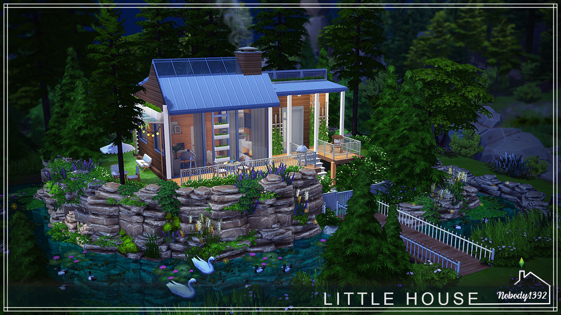 Little House (No CC!) mod for The Sims 4 