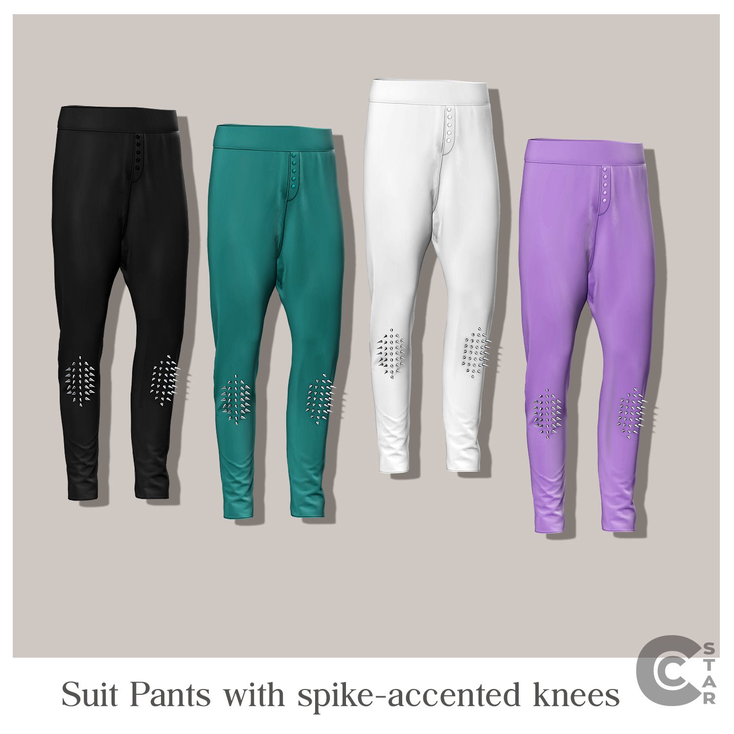 Spike Suit Pants mod for The Sims 4 