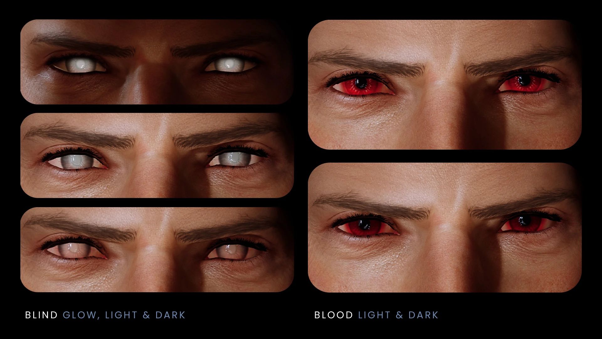 Miggyluv's Eyes mod for The Elder Scrolls V: Skyrim Special Edition