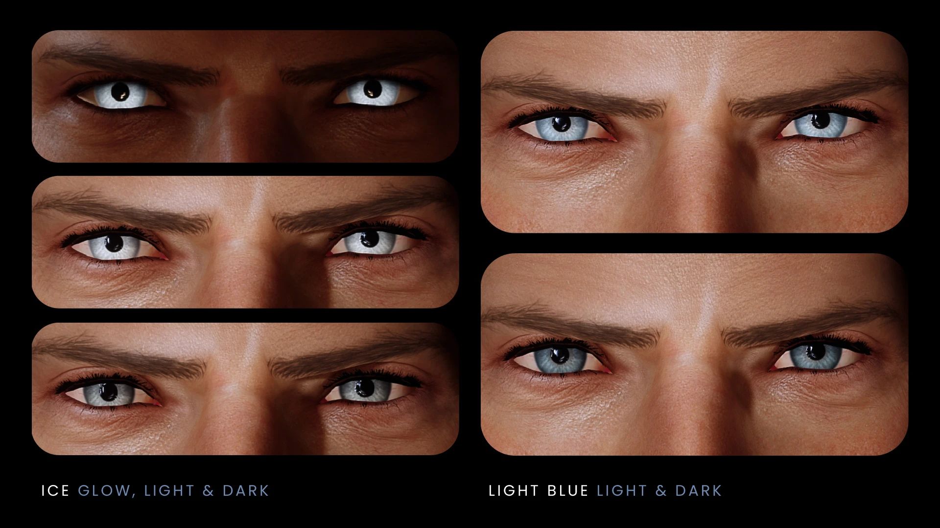 Miggyluv's Eyes mod for The Elder Scrolls V: Skyrim Special Edition