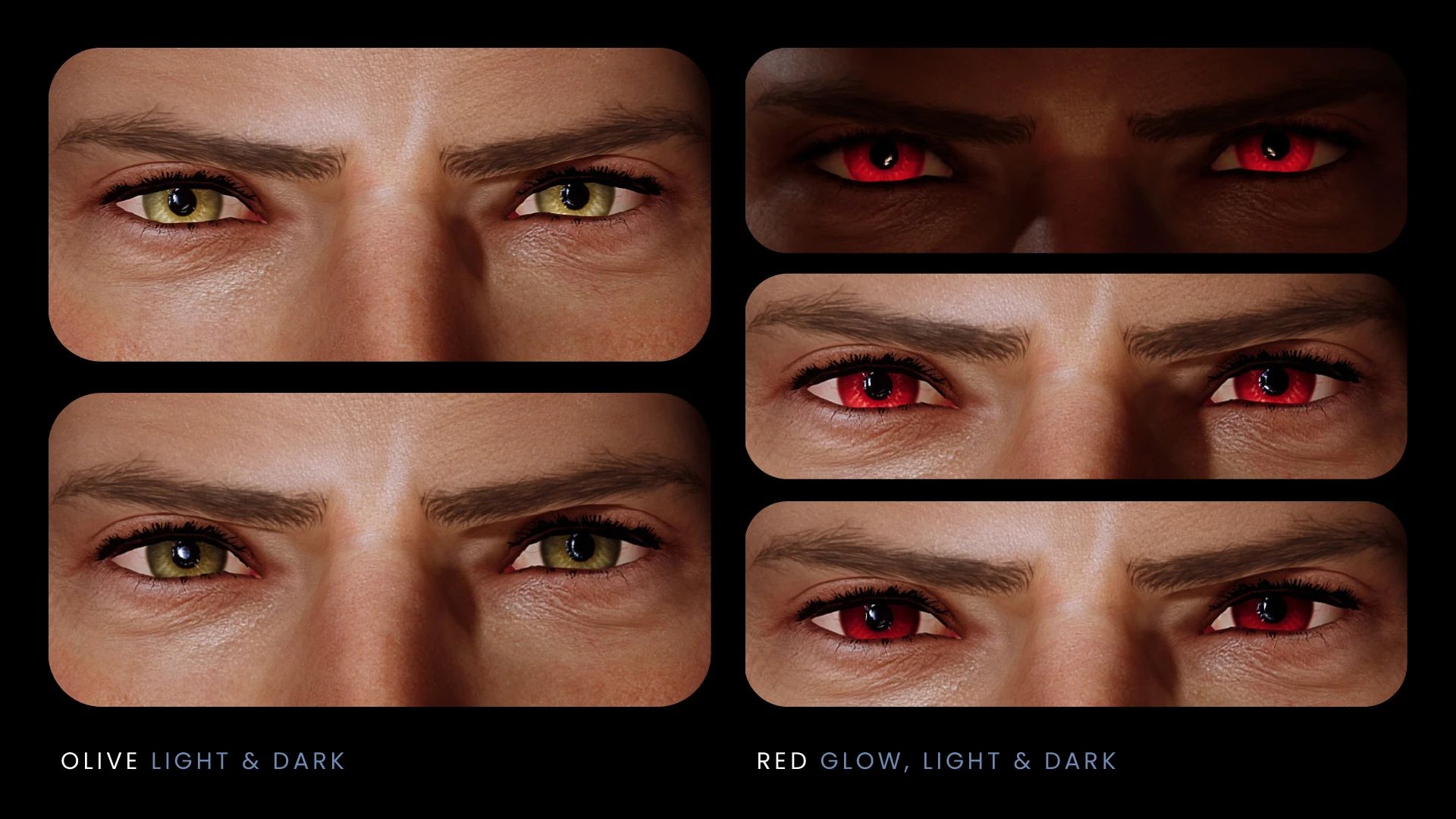 Miggyluv's Eyes mod for The Elder Scrolls V: Skyrim Special Edition