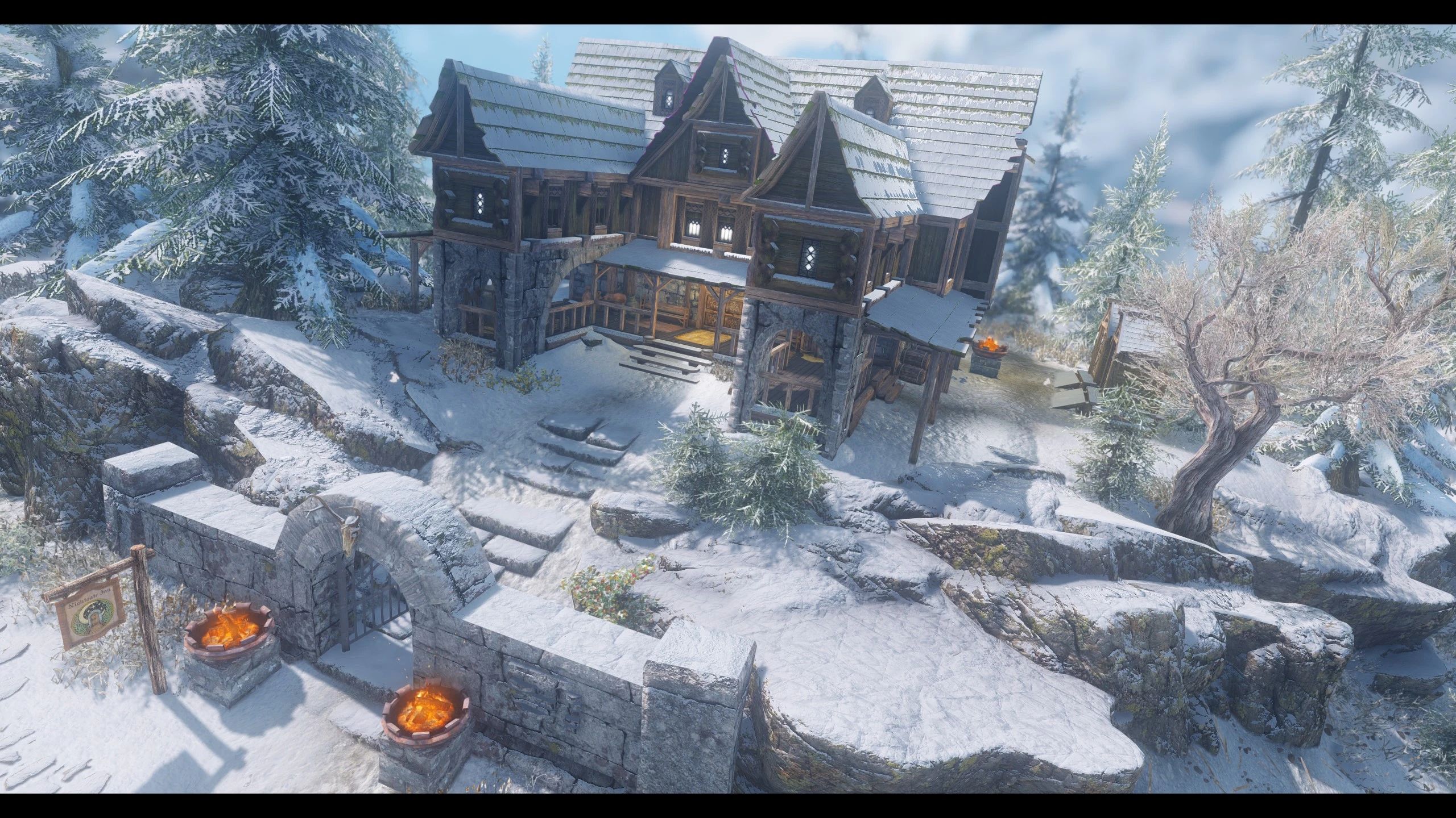 JK's Nightgate Inn mod for The Elder Scrolls V: Skyrim Special Edition