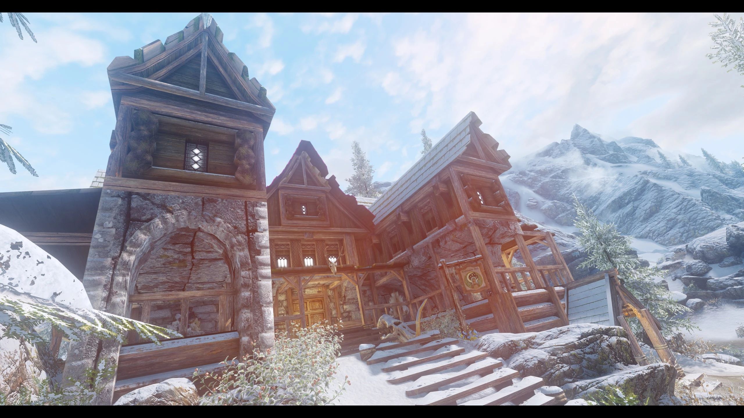 JK's Nightgate Inn mod for The Elder Scrolls V: Skyrim Special Edition