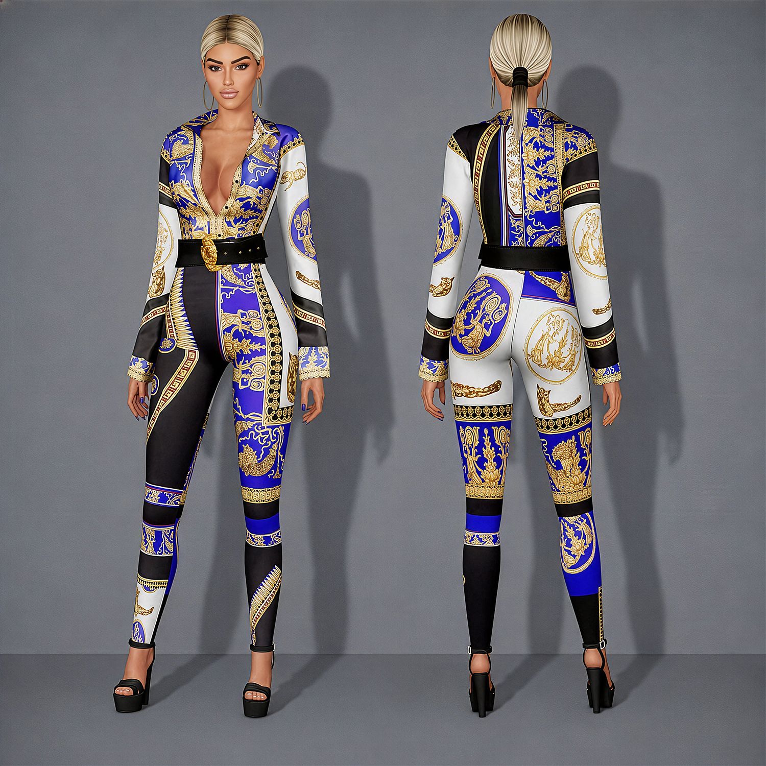 Baroque Print Set mod for The Sims 4 