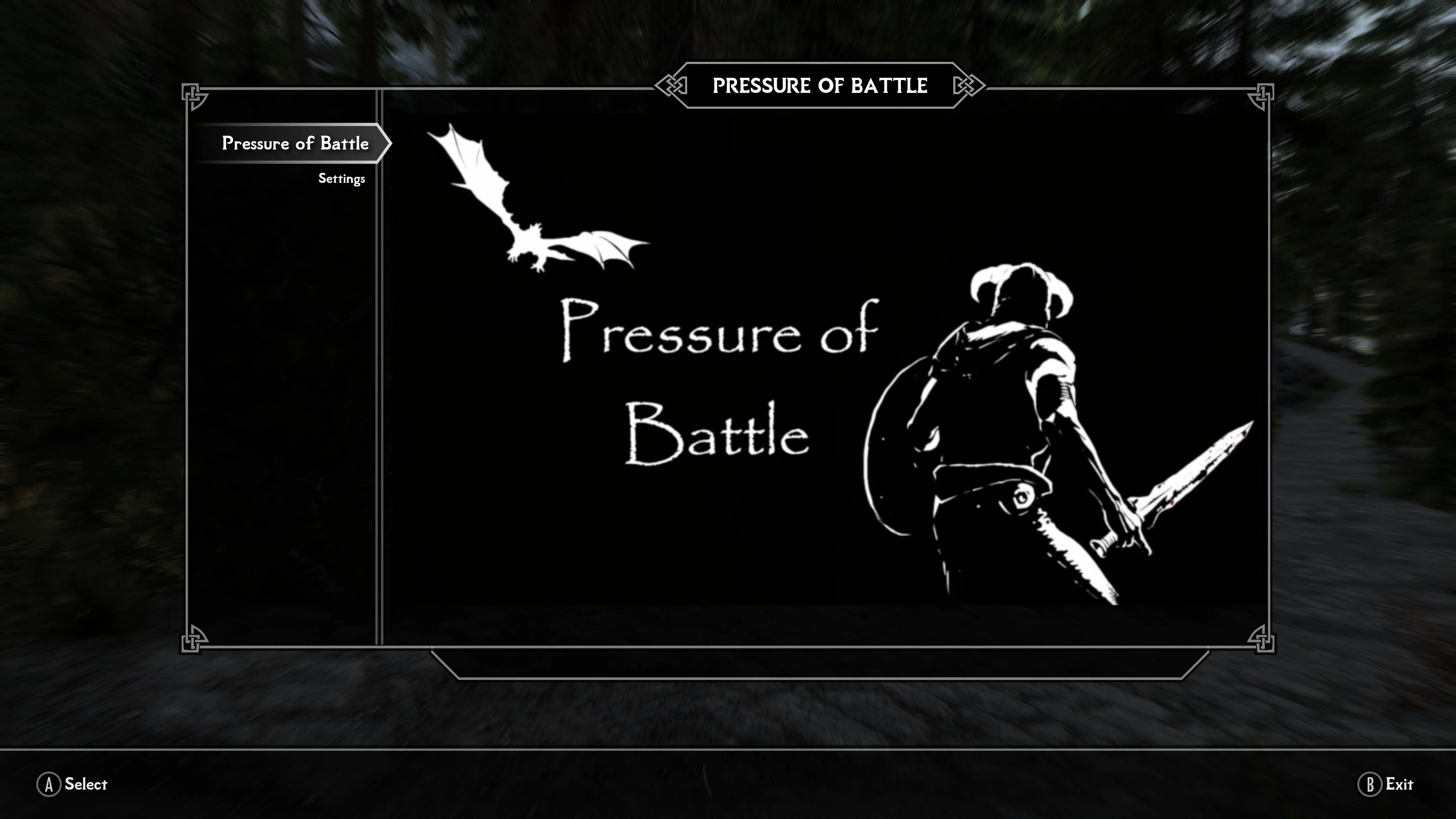 Edmond's PRESSURE OF BATTLE - A Combat Gameplay Enhancement Mod mod for The Elder Scrolls V: Skyrim Special Edition