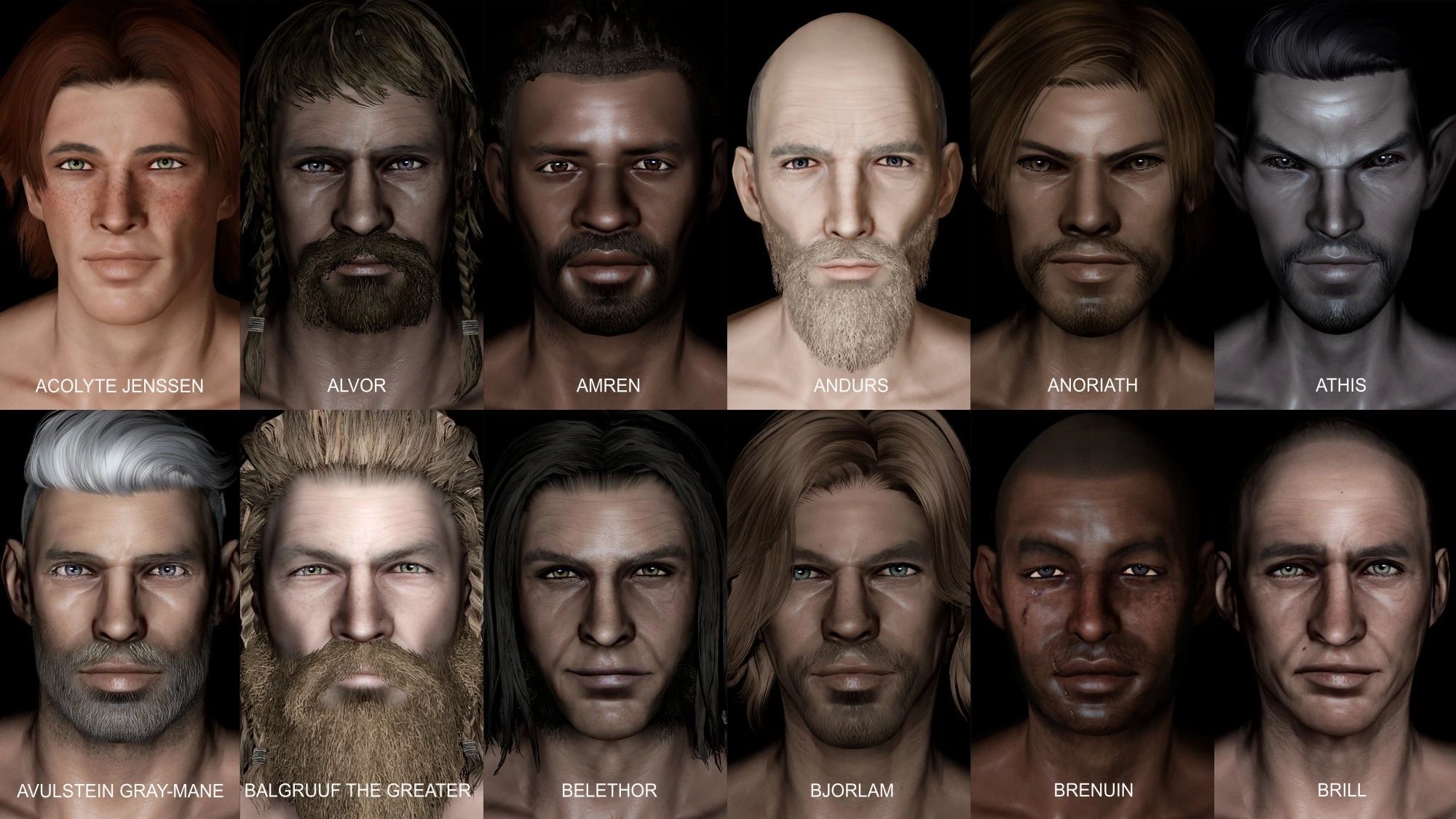 Miggyluv's NPCs - Men of Skyrim mod for The Elder Scrolls V: Skyrim Special Edition