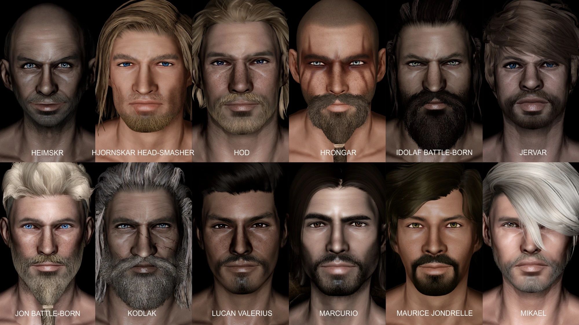 Miggyluv's NPCs - Men of Skyrim mod for The Elder Scrolls V: Skyrim Special Edition