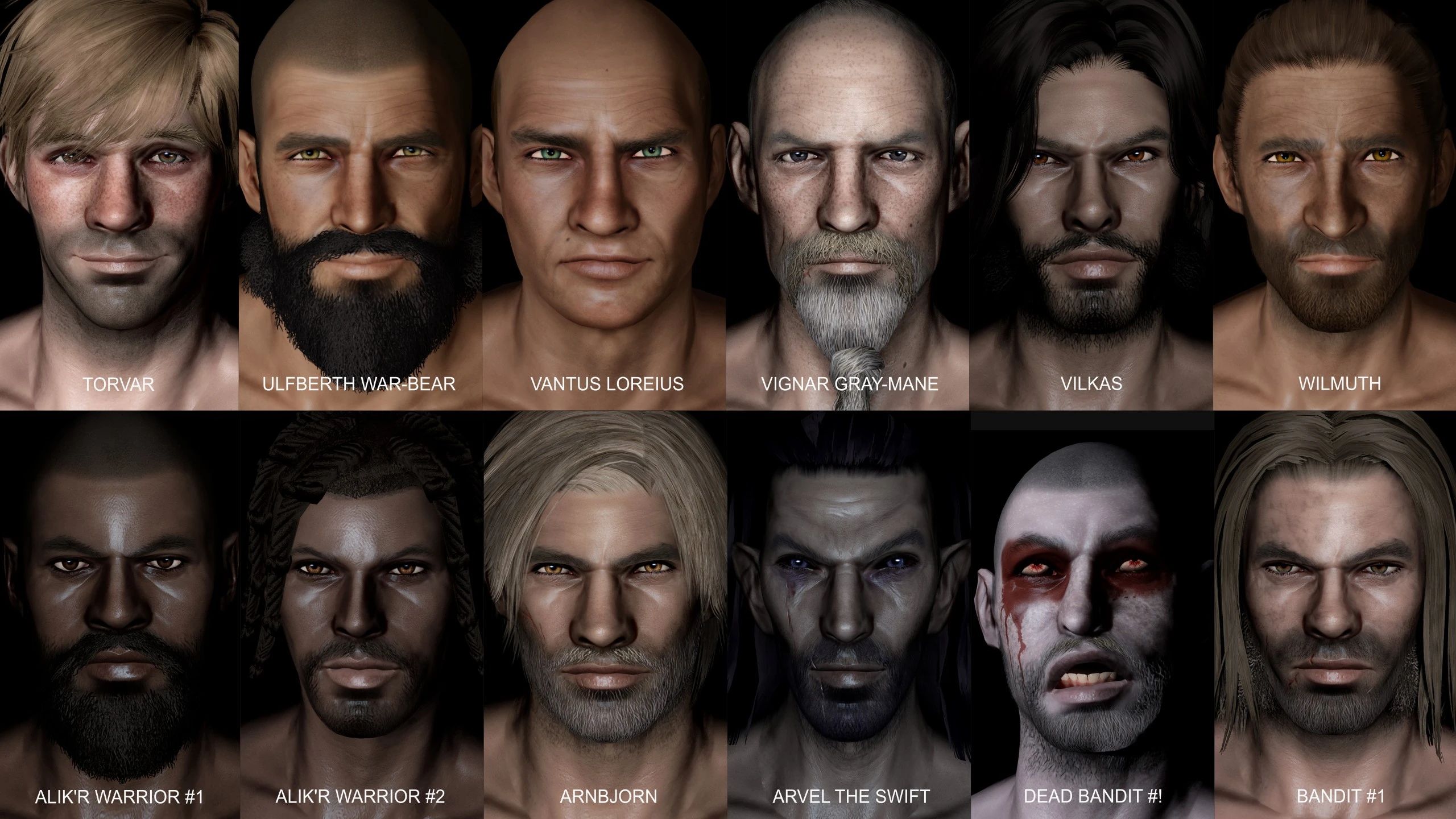 Miggyluv's NPCs - Men of Skyrim mod for The Elder Scrolls V: Skyrim Special Edition