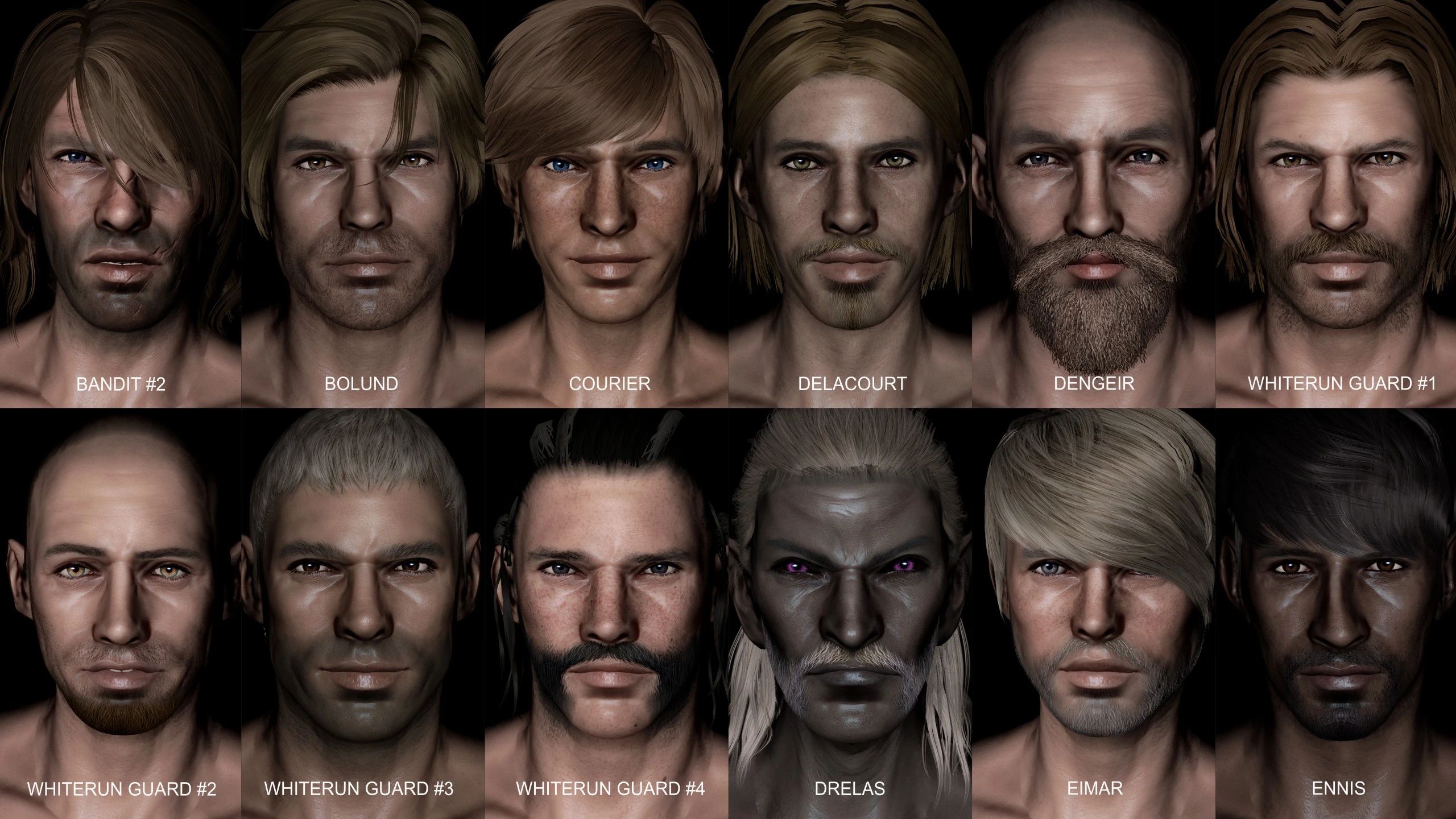 Miggyluv's NPCs - Men of Skyrim mod for The Elder Scrolls V: Skyrim Special Edition