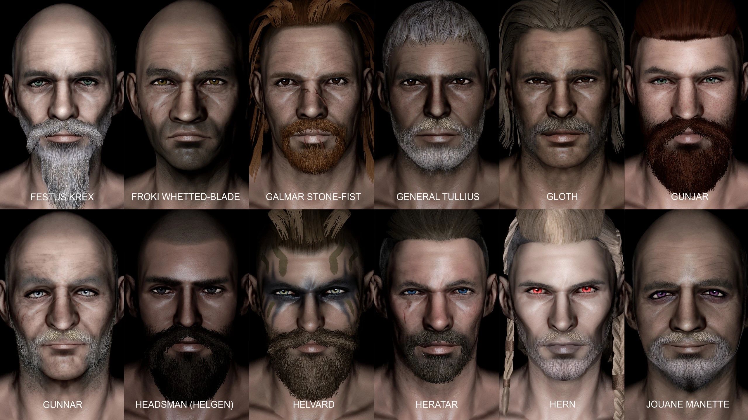 Miggyluv's NPCs - Men of Skyrim mod for The Elder Scrolls V: Skyrim Special Edition