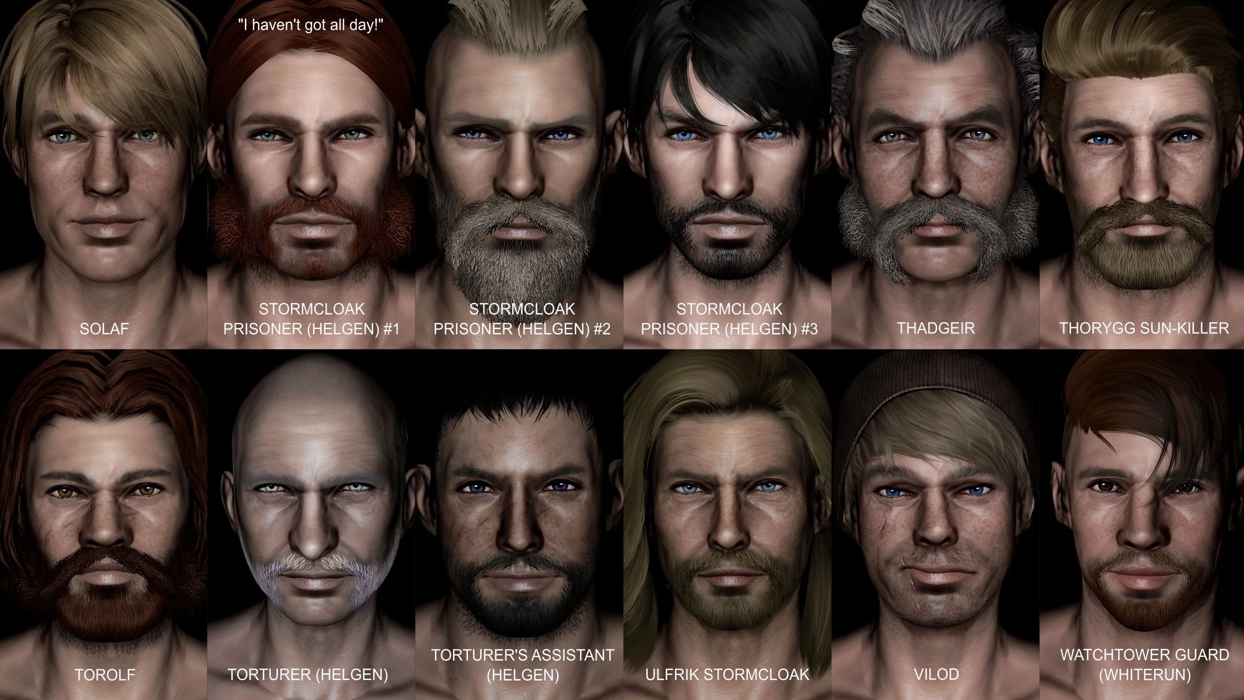 Miggyluv's NPCs - Men of Skyrim mod for The Elder Scrolls V: Skyrim Special Edition