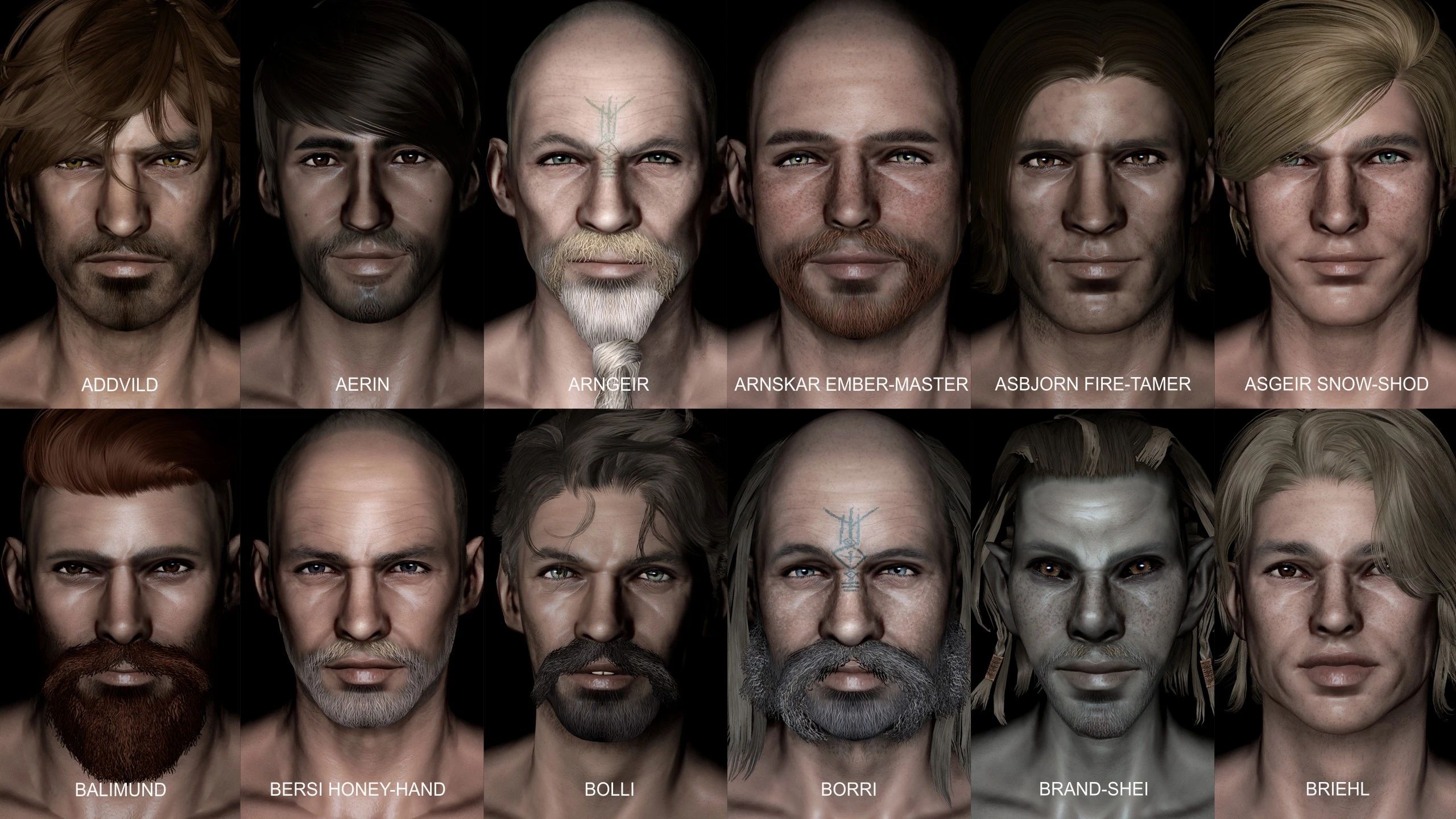 Miggyluv's NPCs - Men of Skyrim mod for The Elder Scrolls V: Skyrim Special Edition