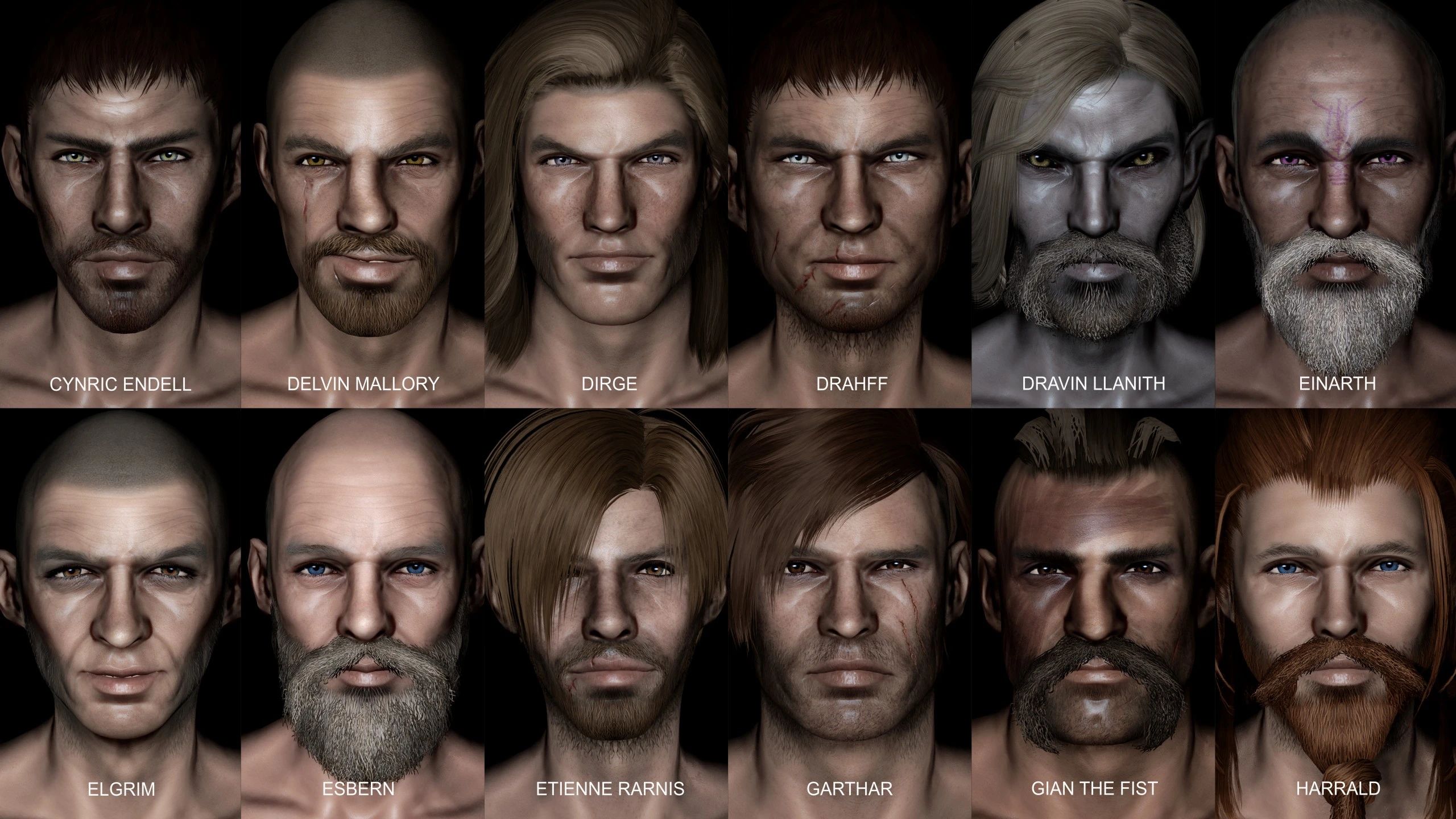 Miggyluv's NPCs - Men of Skyrim mod for The Elder Scrolls V: Skyrim Special Edition
