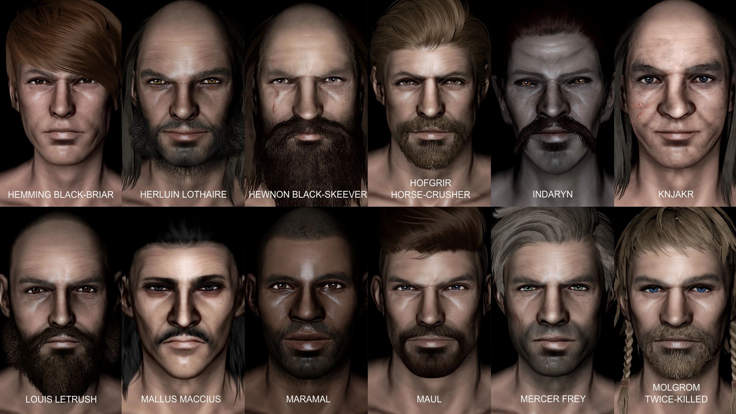 Miggyluv's NPCs - Men of Skyrim mod for The Elder Scrolls V: Skyrim Special Edition
