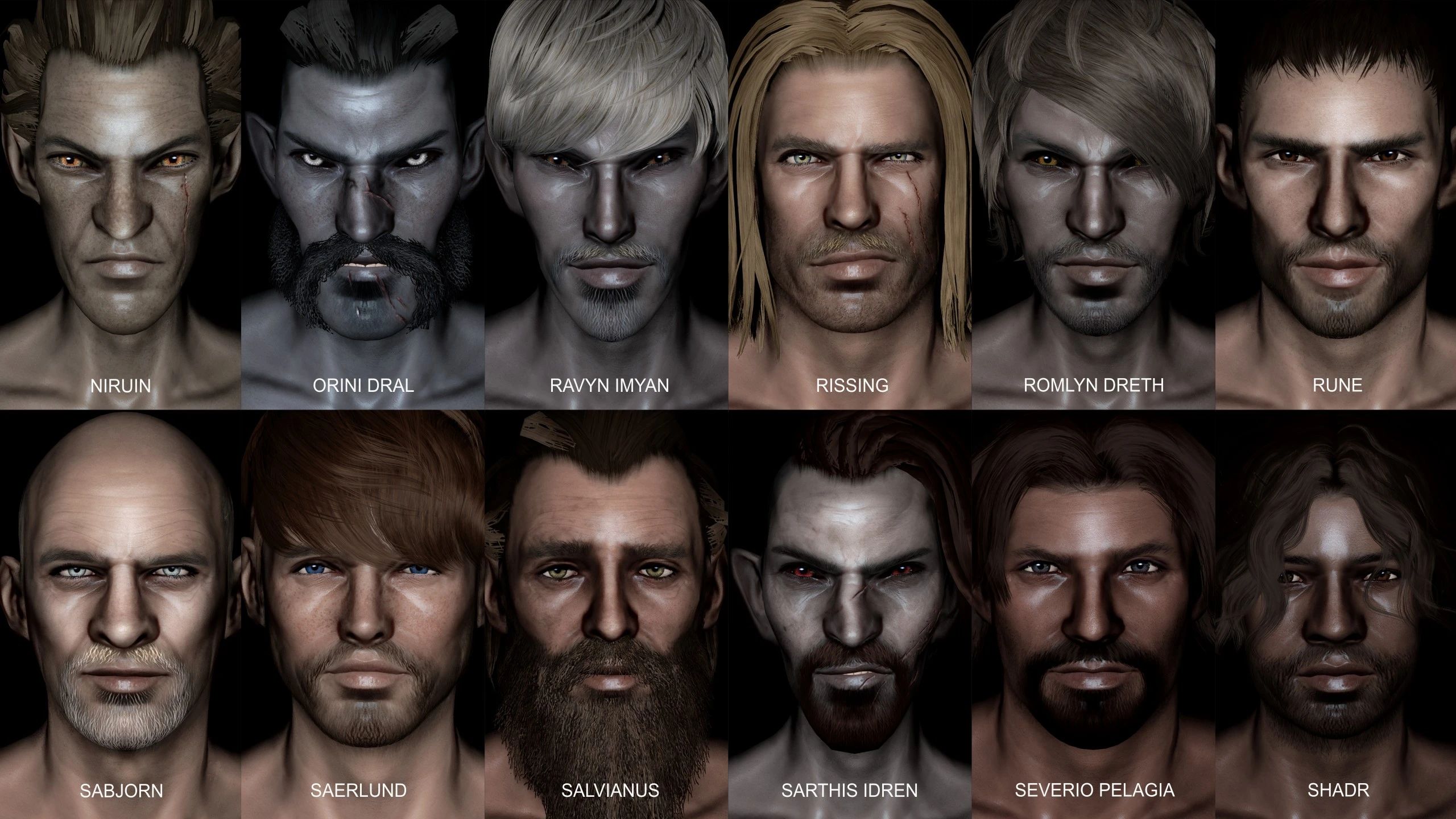 Miggyluv's NPCs - Men of Skyrim mod for The Elder Scrolls V: Skyrim Special Edition