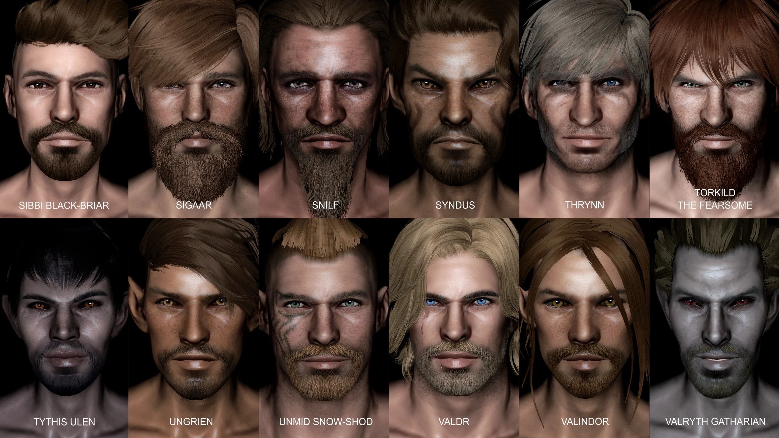 Miggyluv's NPCs - Men of Skyrim mod for The Elder Scrolls V: Skyrim Special Edition