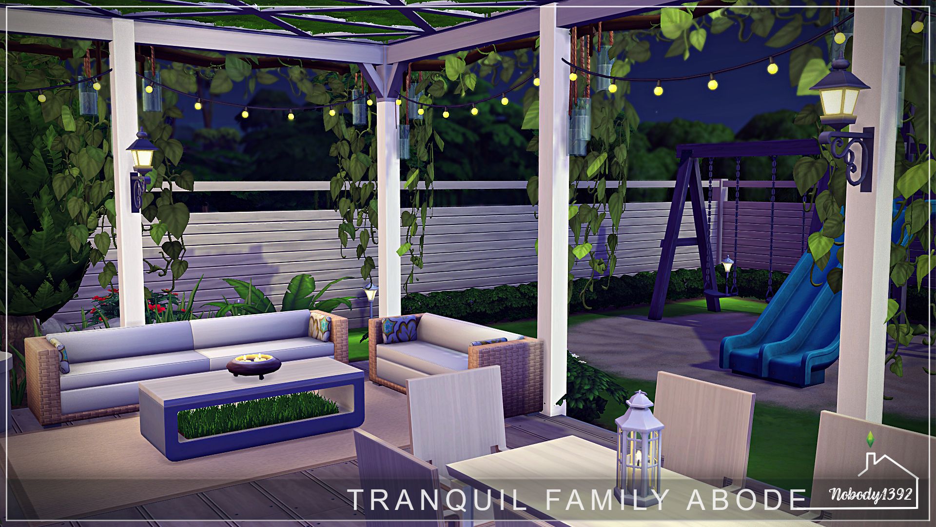 Tranquil Family Abode (No CC!) mod for The Sims 4 