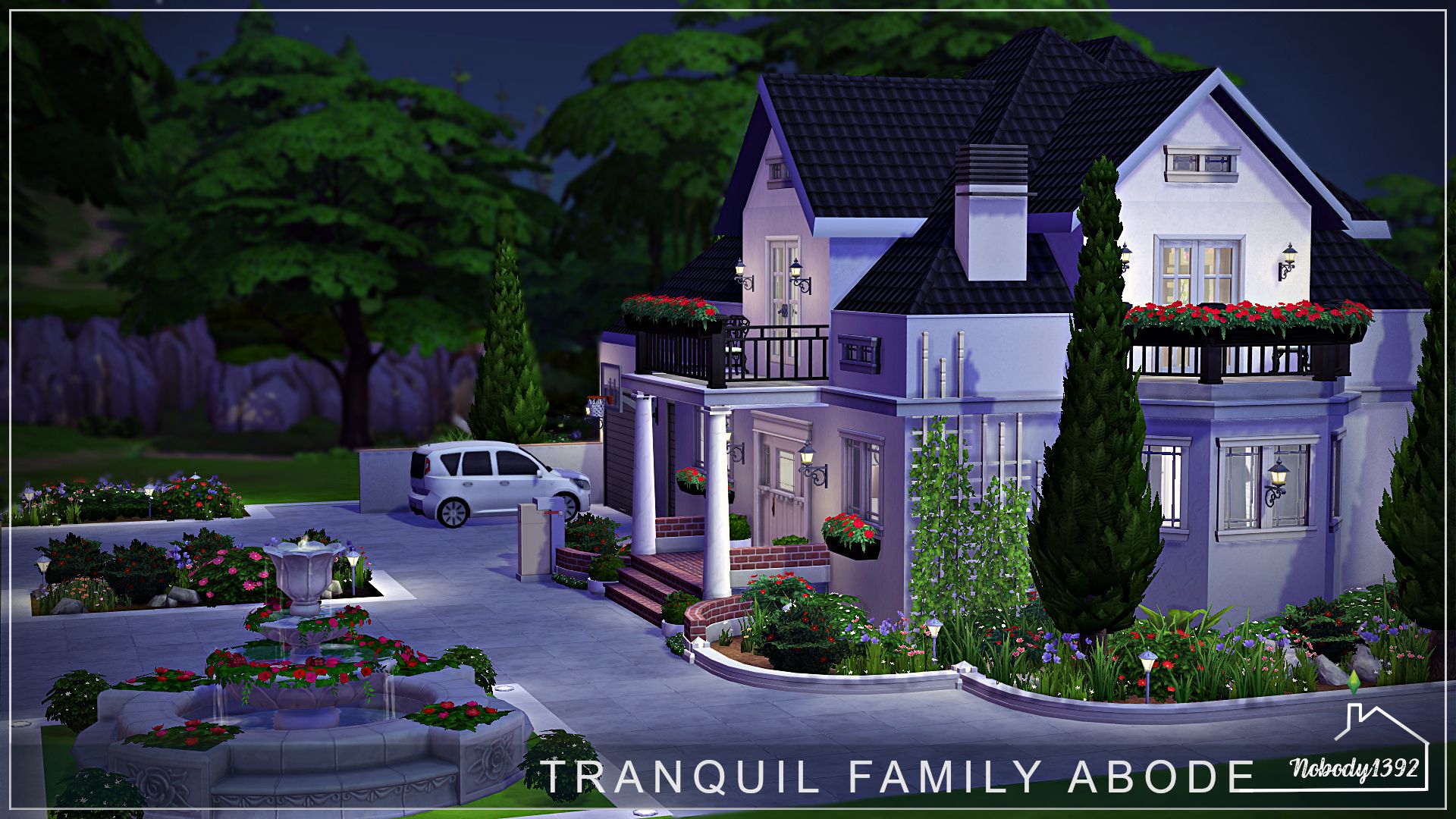 Tranquil Family Abode (No CC!) mod for The Sims 4 