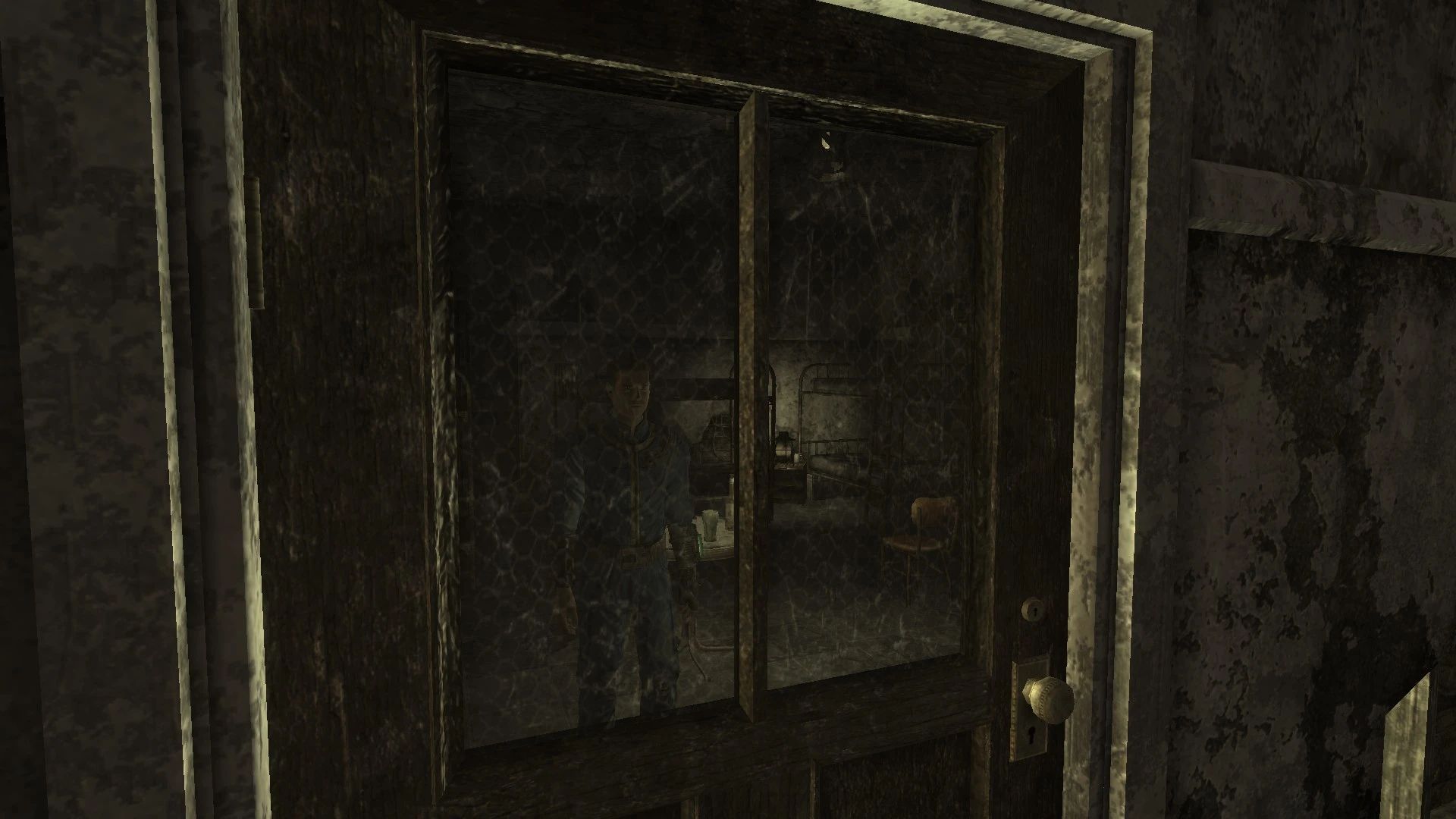 Semi-transparent Door Glass mod for Fallout: New Vegas
