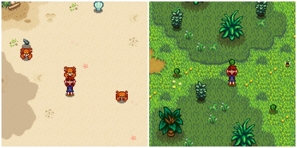 SH's Beach Crabs and Garden Snails mod for Stardew Valley