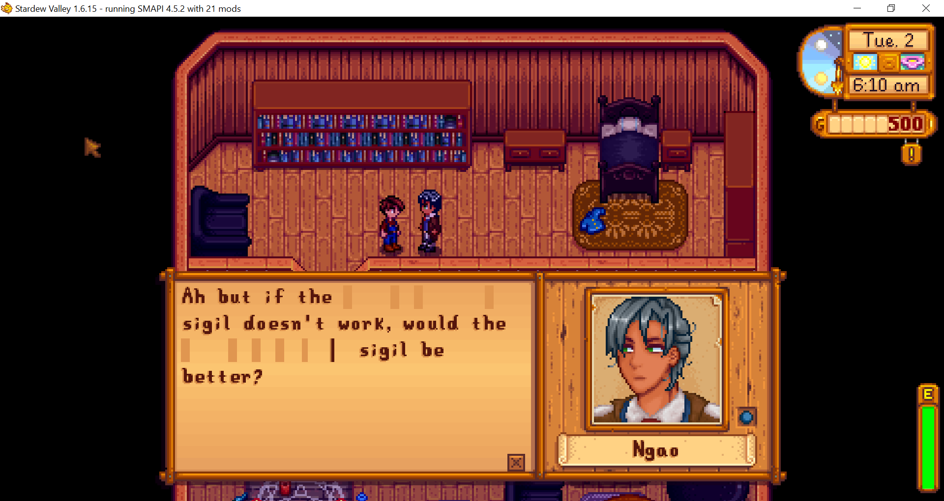Soulbound Bloodhound - NPC mod for Stardew Valley