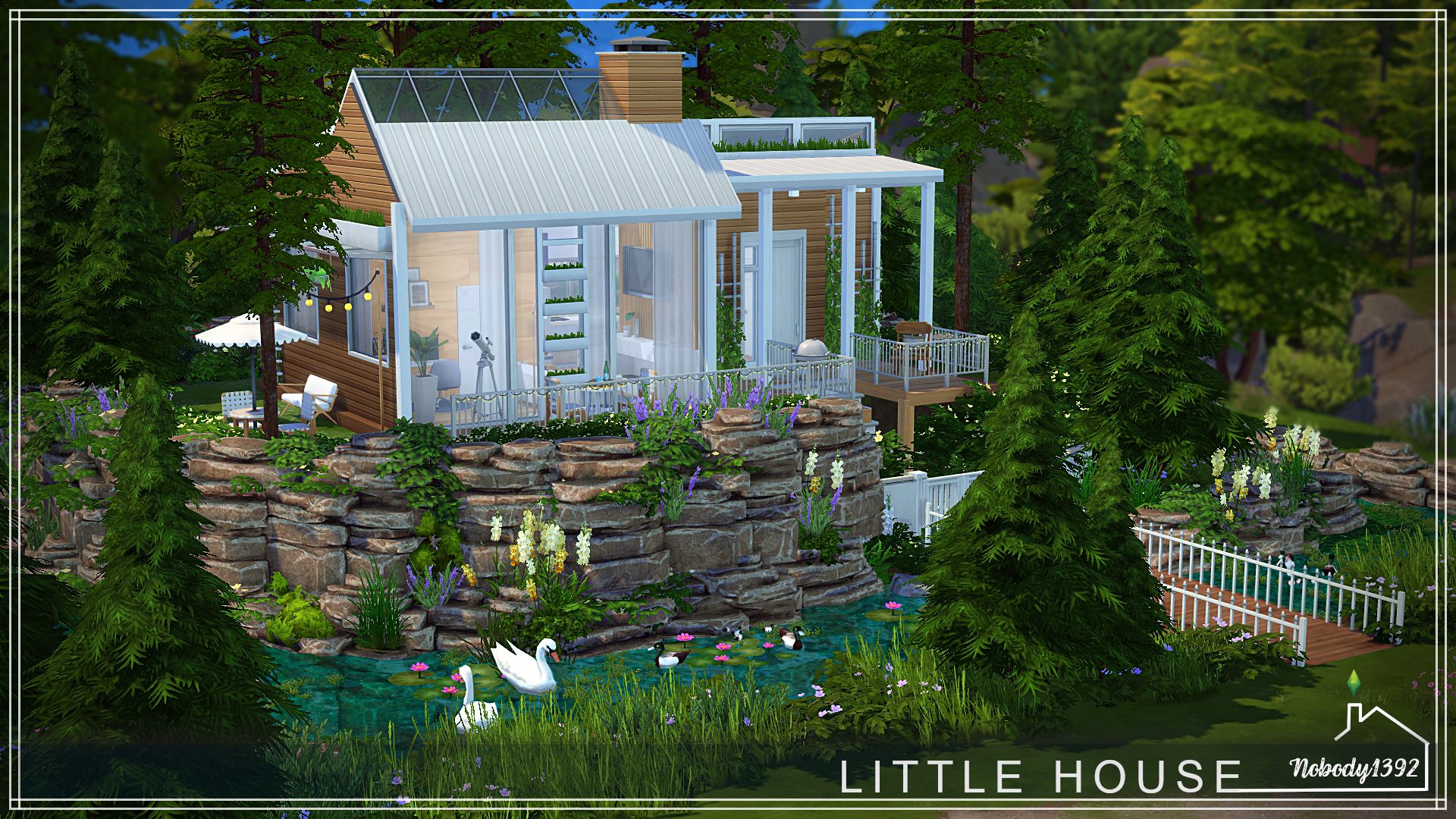 Little House (No CC!) mod for The Sims 4 