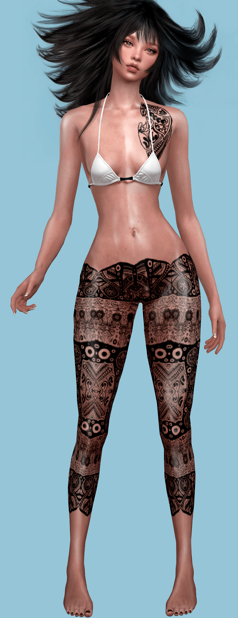 Shaman full body mod for The Sims 4 