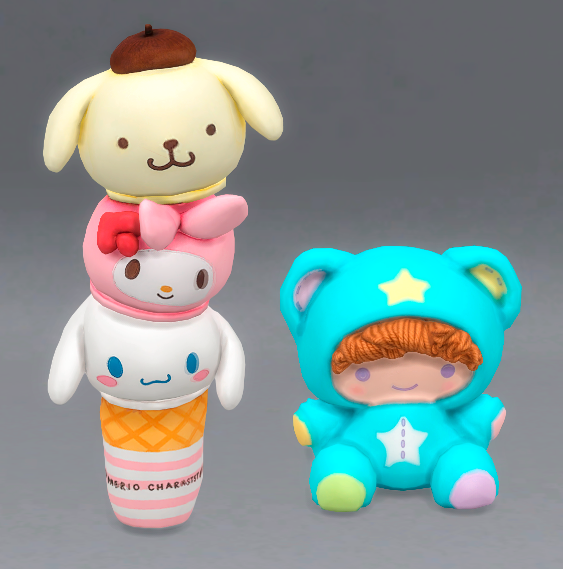 Plush Ice Cream Characters mod for The Sims 4 