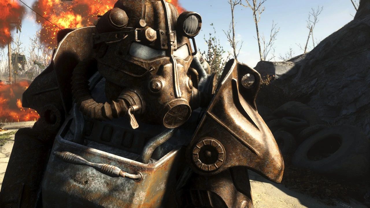 Edmond's Brotherhood Power Armor Drop Team mod for Fallout 4