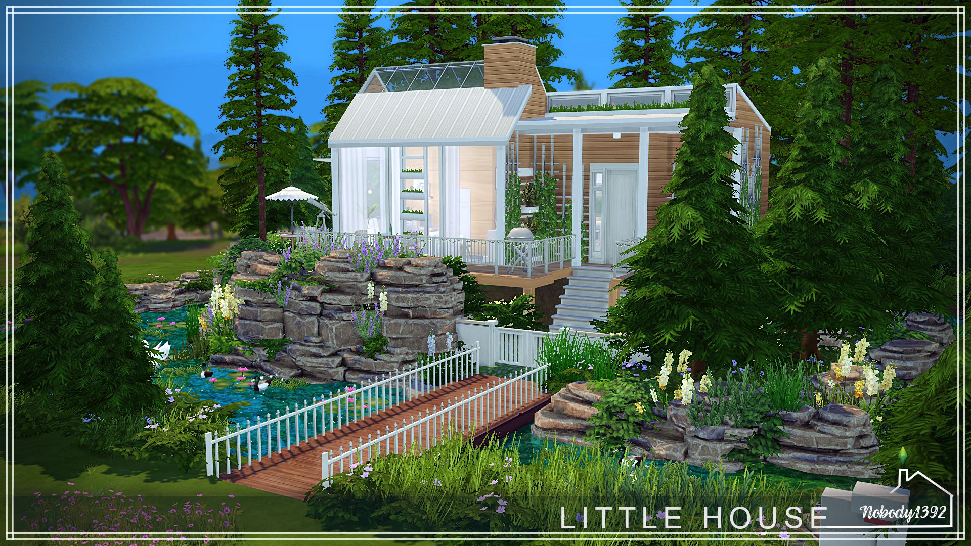 Little House (No CC!) mod for The Sims 4 