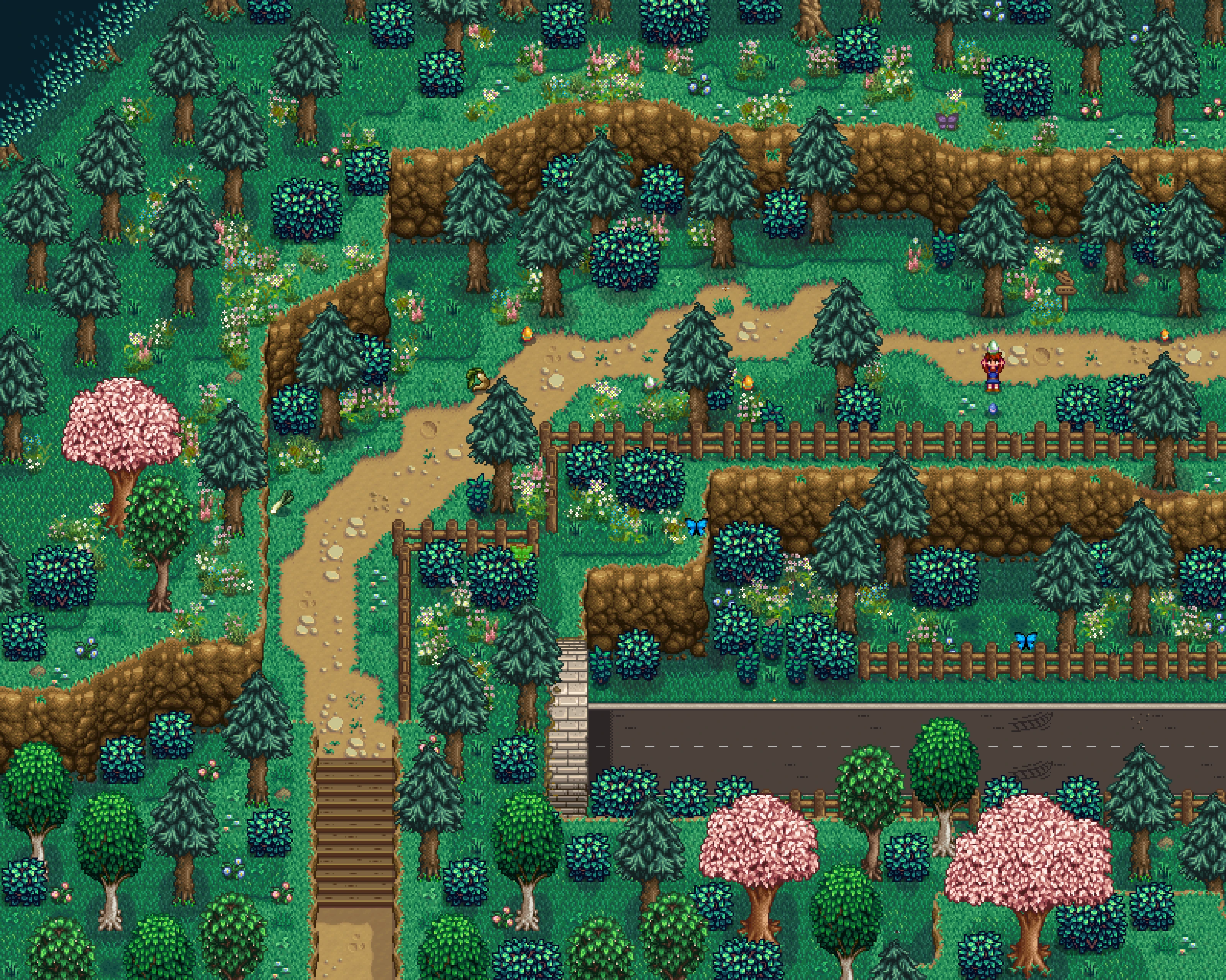 SH's Festive Valley mod for Stardew Valley