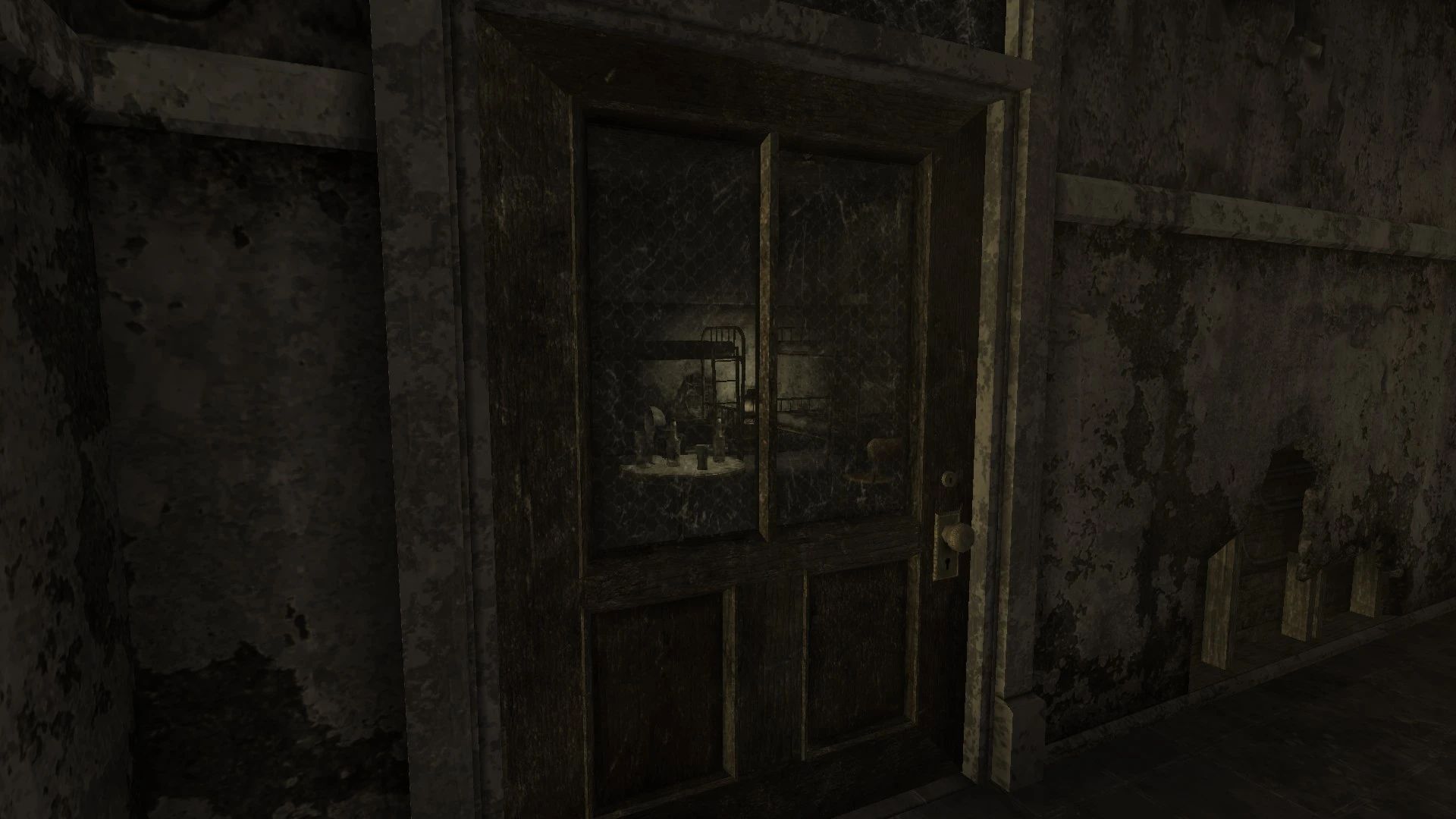 Semi-transparent Door Glass mod for Fallout: New Vegas