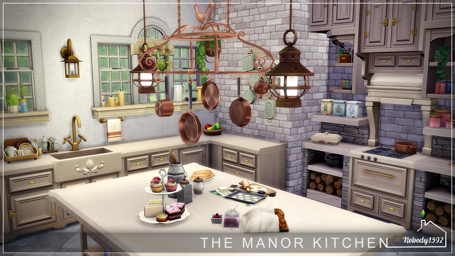 The Manor Kitchen (No CC!) - room mod for The Sims 4 