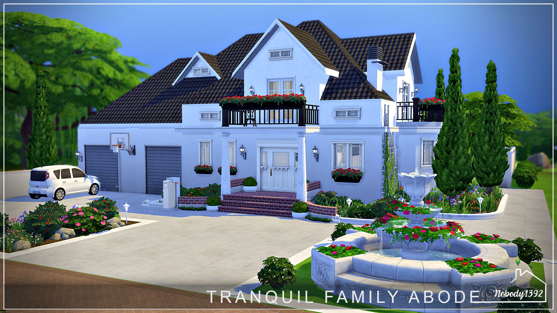 Tranquil Family Abode (No CC!) mod for The Sims 4 