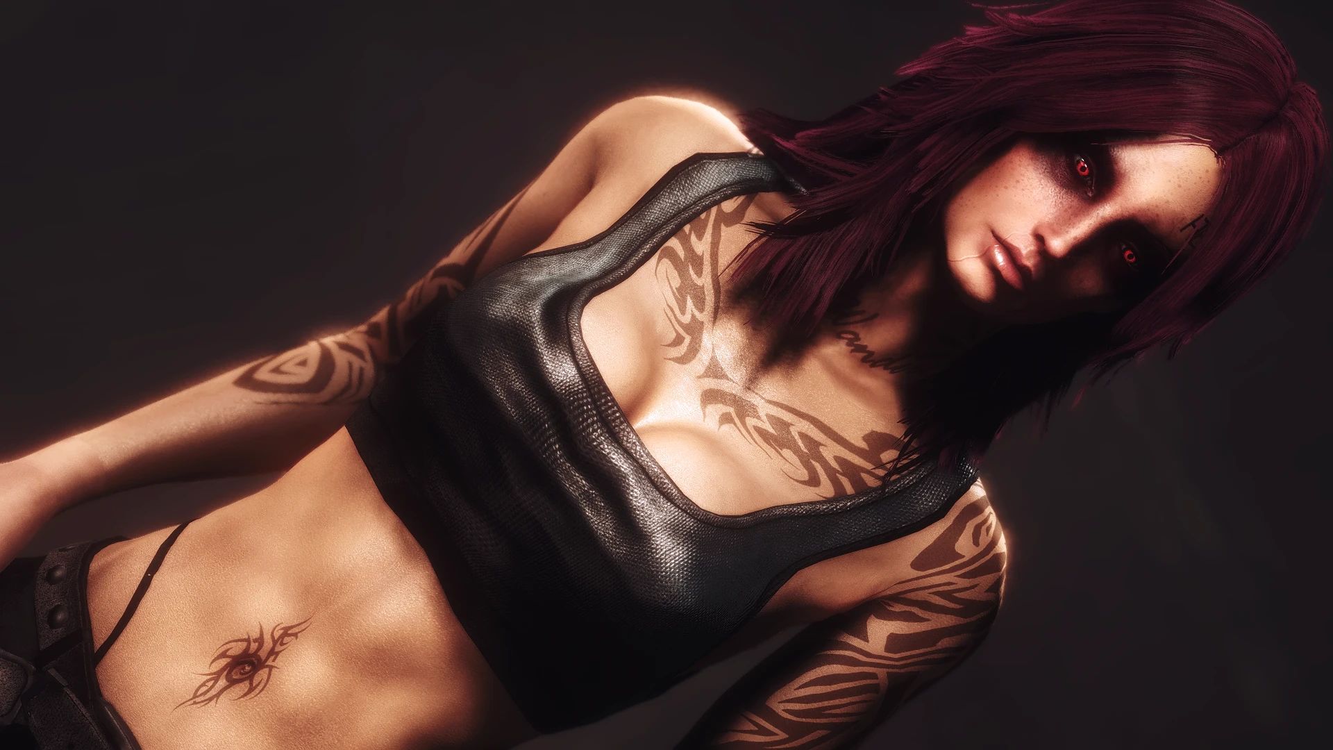 Vermillions Cait Overhaul and LooksMenu Preset mod for Fallout 4