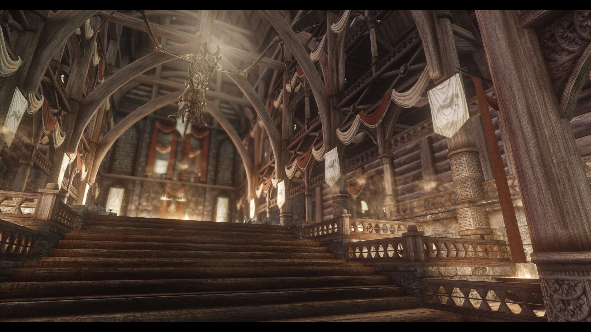 JK's Dragonsreach mod for The Elder Scrolls V: Skyrim Special Edition