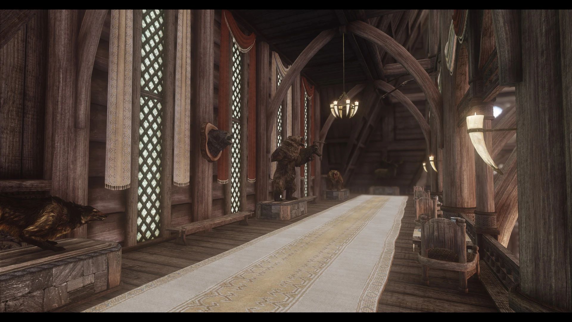 JK's Dragonsreach mod for The Elder Scrolls V: Skyrim Special Edition