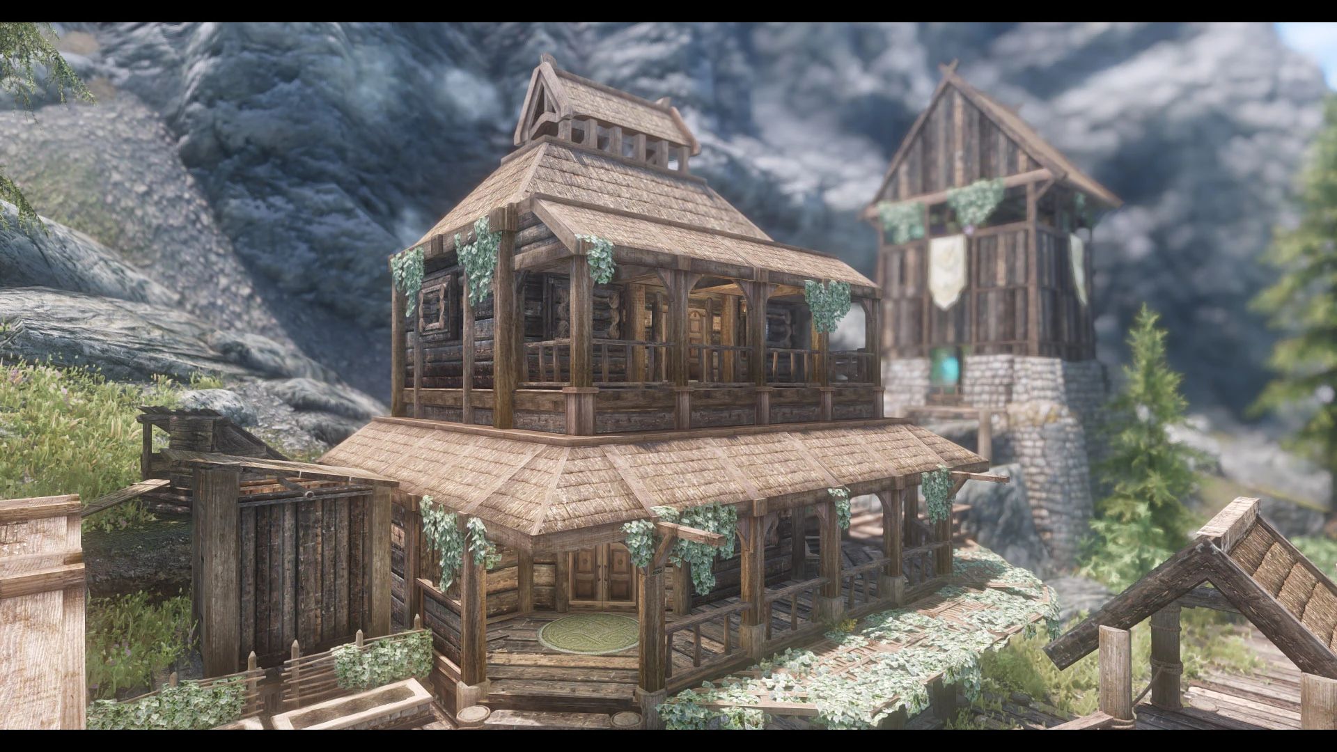 JK's Riverfall Cottage mod for The Elder Scrolls V: Skyrim Special Edition