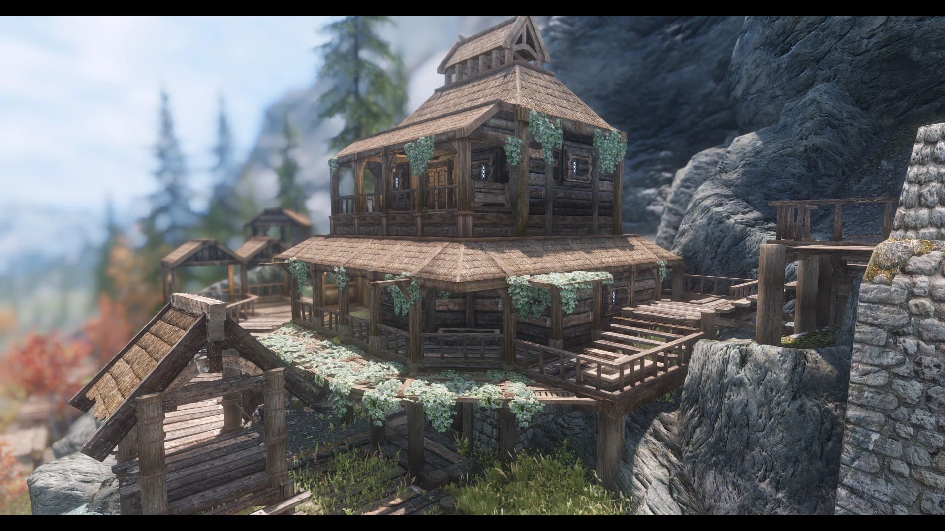 JK's Riverfall Cottage mod for The Elder Scrolls V: Skyrim Special Edition