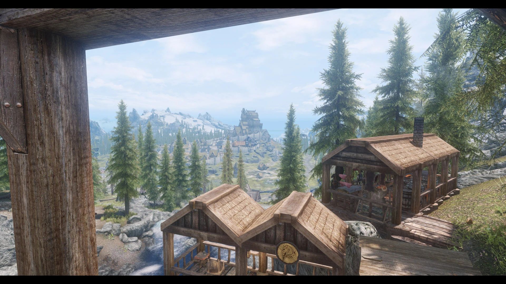 JK's Riverfall Cottage mod for The Elder Scrolls V: Skyrim Special Edition