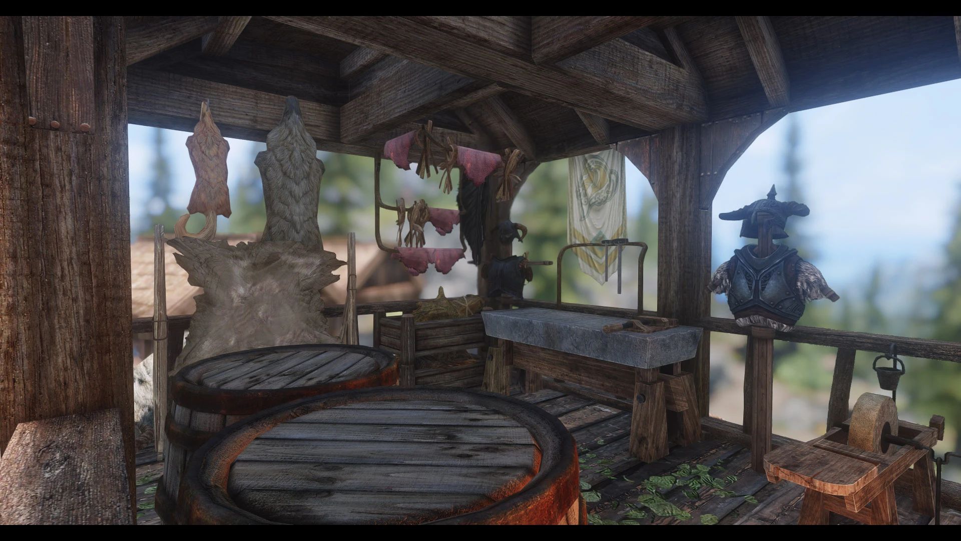 JK's Riverfall Cottage mod for The Elder Scrolls V: Skyrim Special Edition