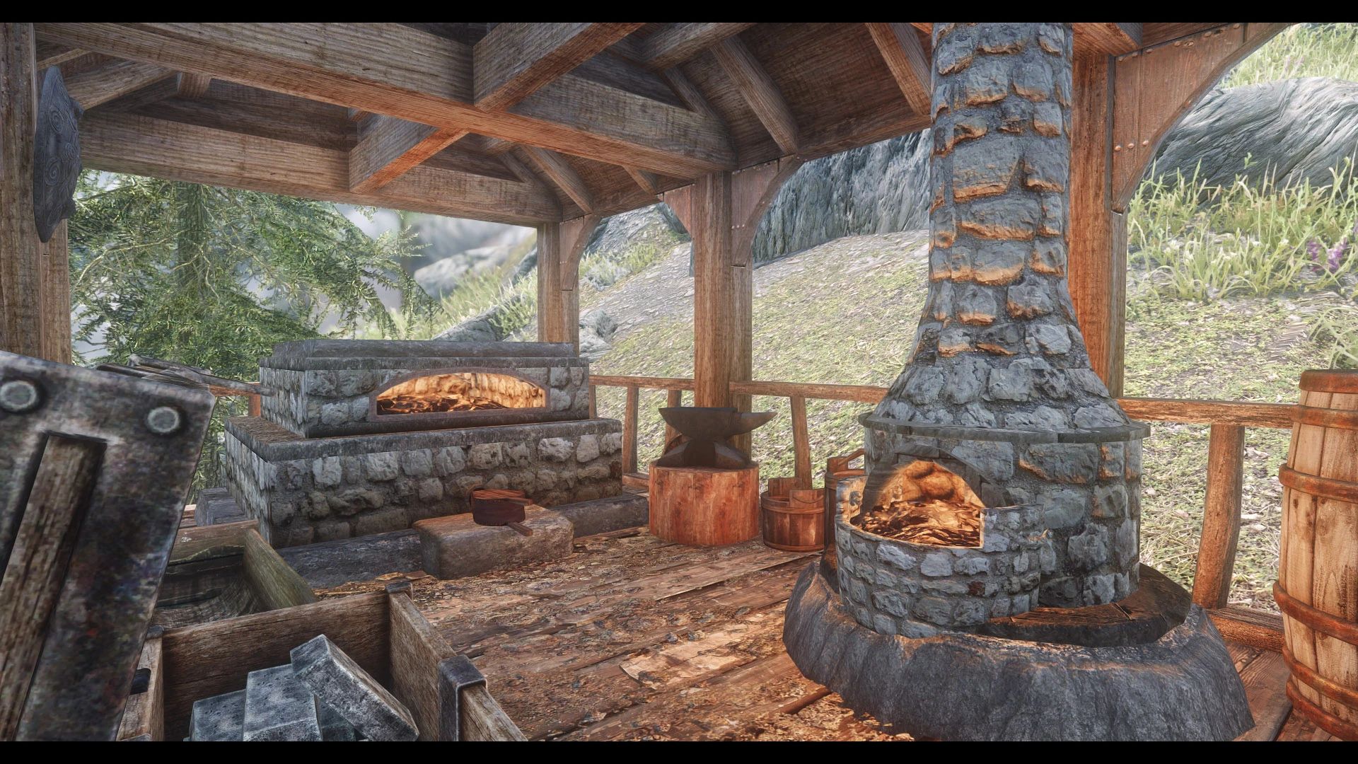 JK's Riverfall Cottage mod for The Elder Scrolls V: Skyrim Special Edition